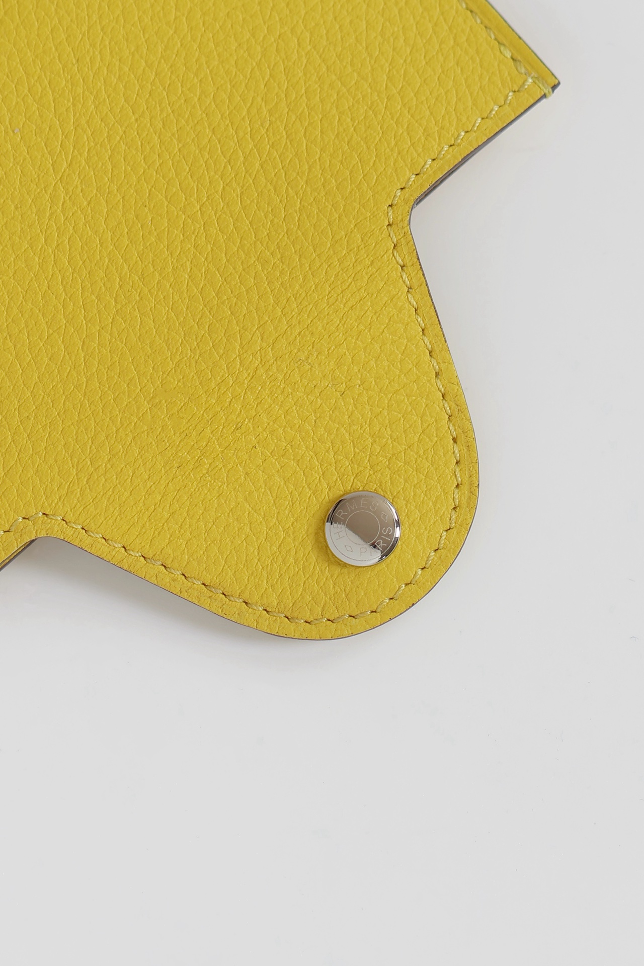 Elegant Yellow Leather Card Holder Wallet with Palladium Hardware - Compact Design 16 i1747818276 8651 2