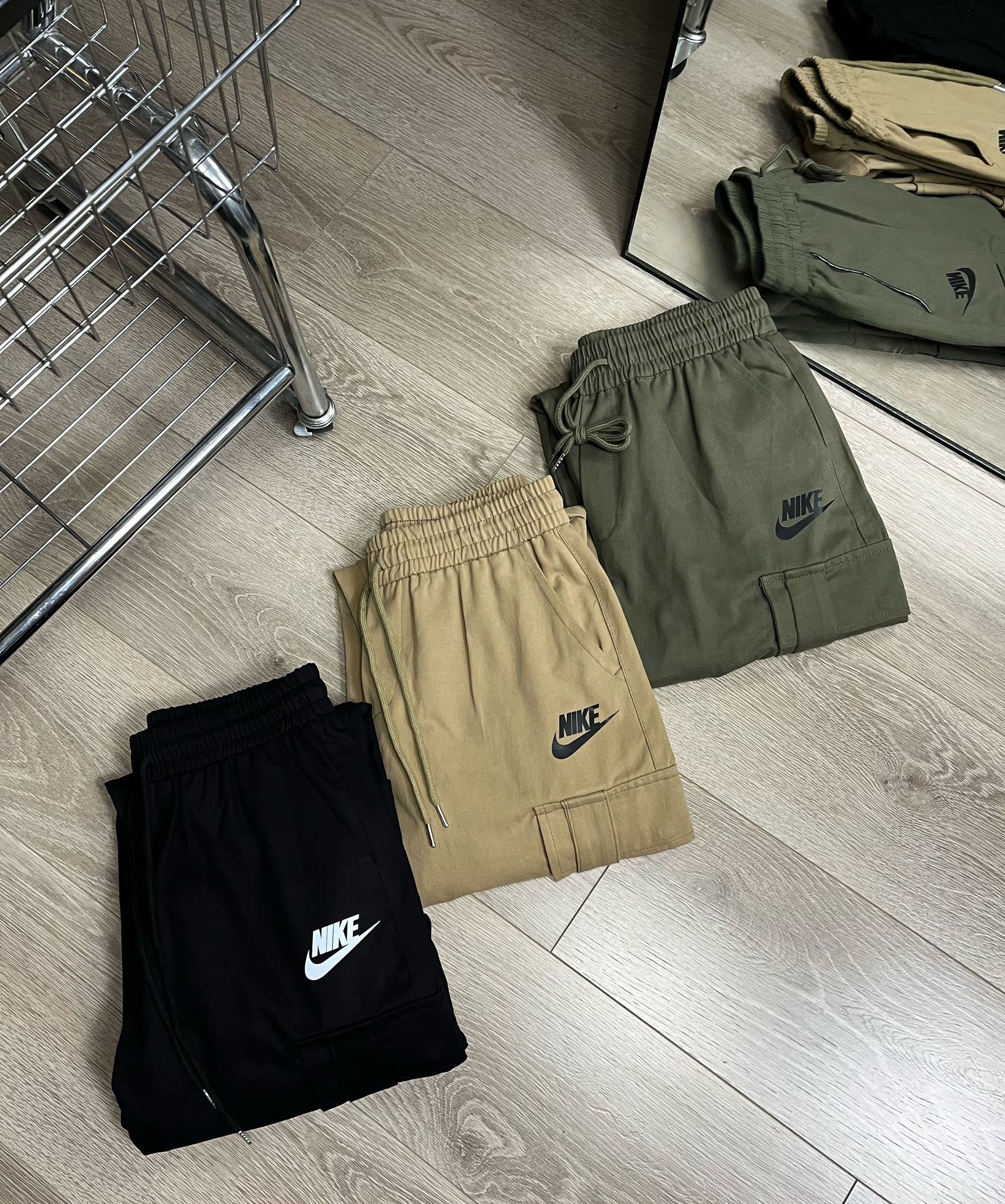 Nike Clothing Pants & Trousers Black Green Khaki Spring Collection Casual