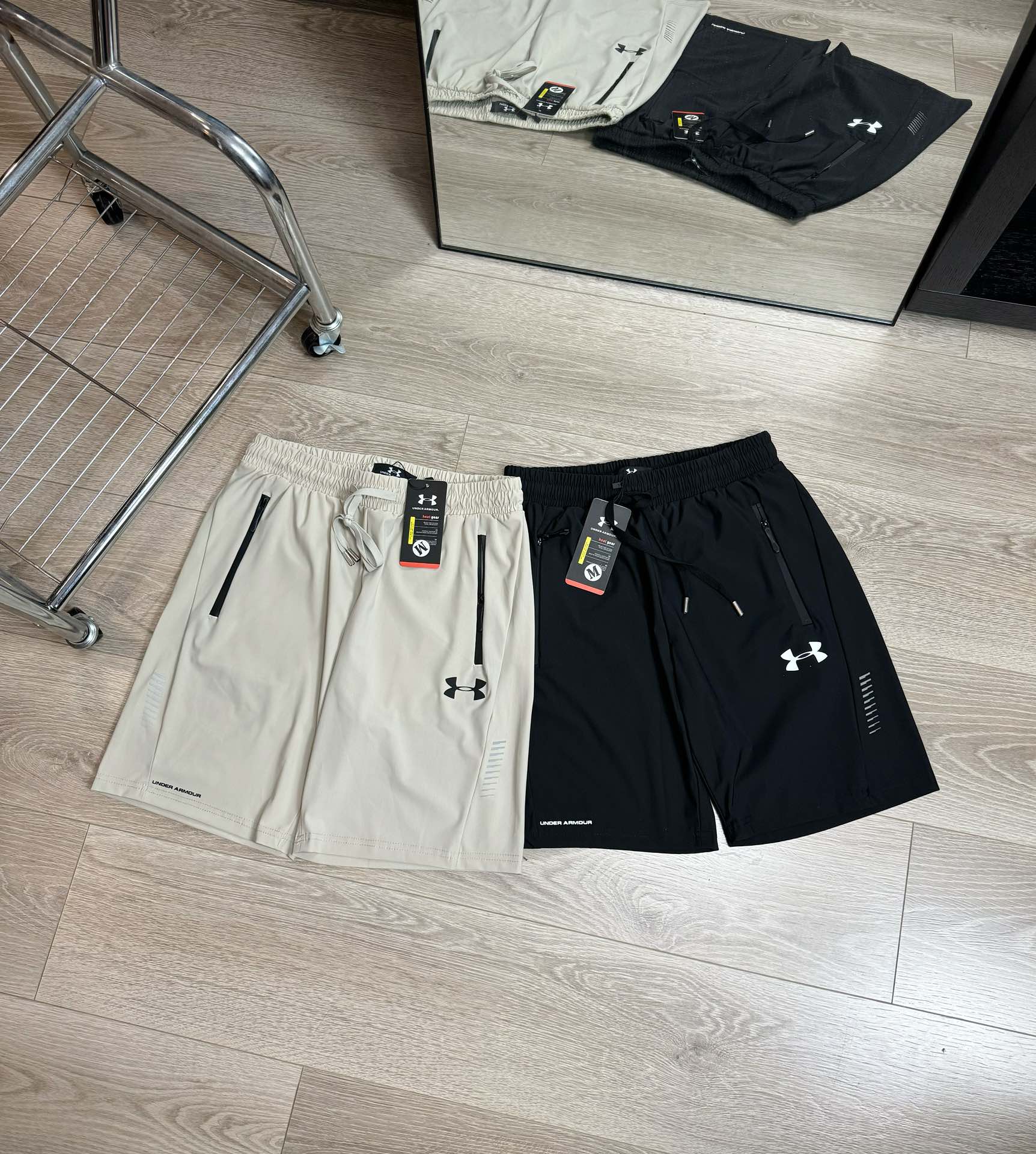 Under Armour Kleding Korte Broek Zwart KhakiName Lente/Zomercollectie Casual