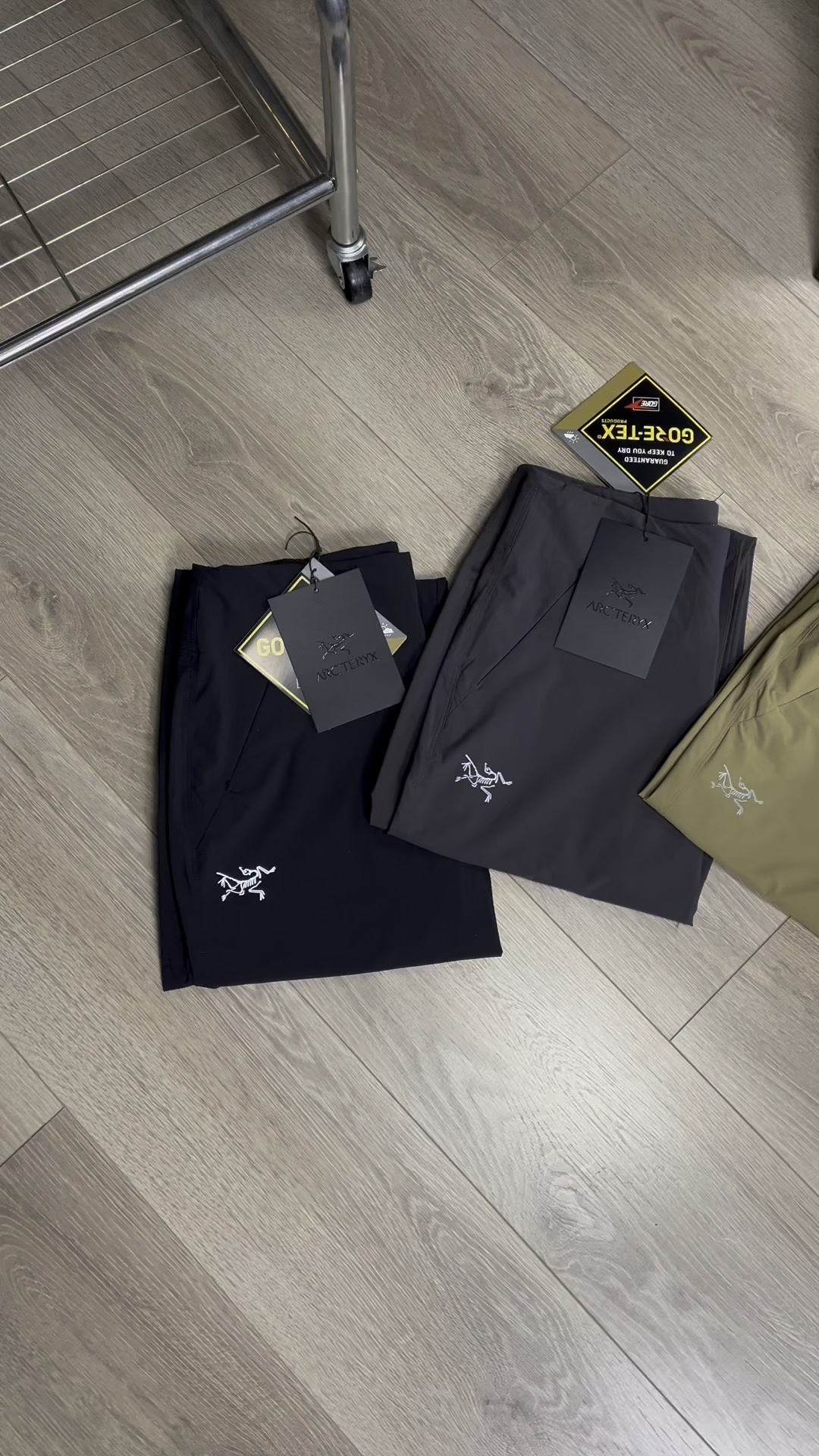 Arcteryx Kleding Broek Zwart Grijs KhakiName Snel drogen