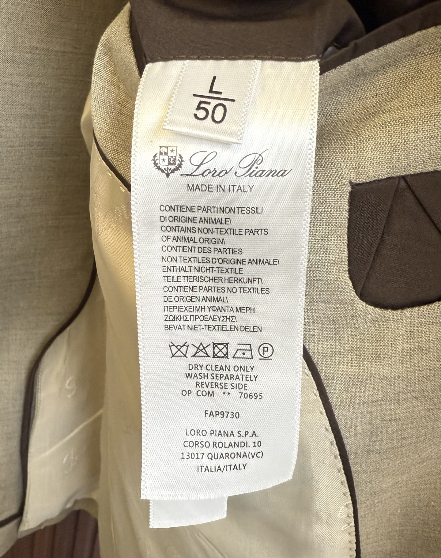 Loro Piana西服Loro Piana*2026New New·麻料西装新款颜色 杏 蓝 咖码数 