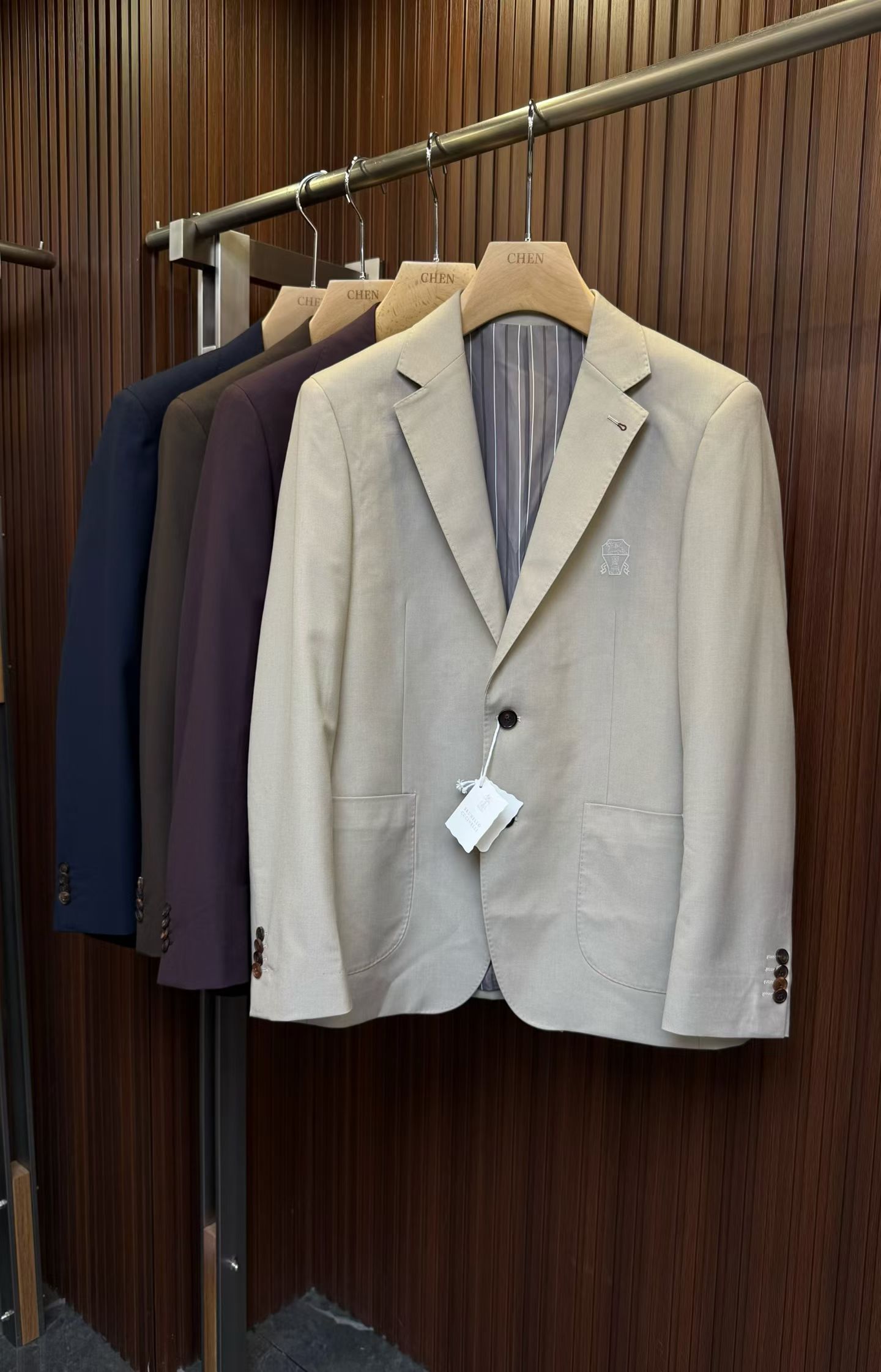 BC西服BC*2026New New·麻料西装新款颜色 杏 紫 蓝 咖码数 48-56（M-3XL）