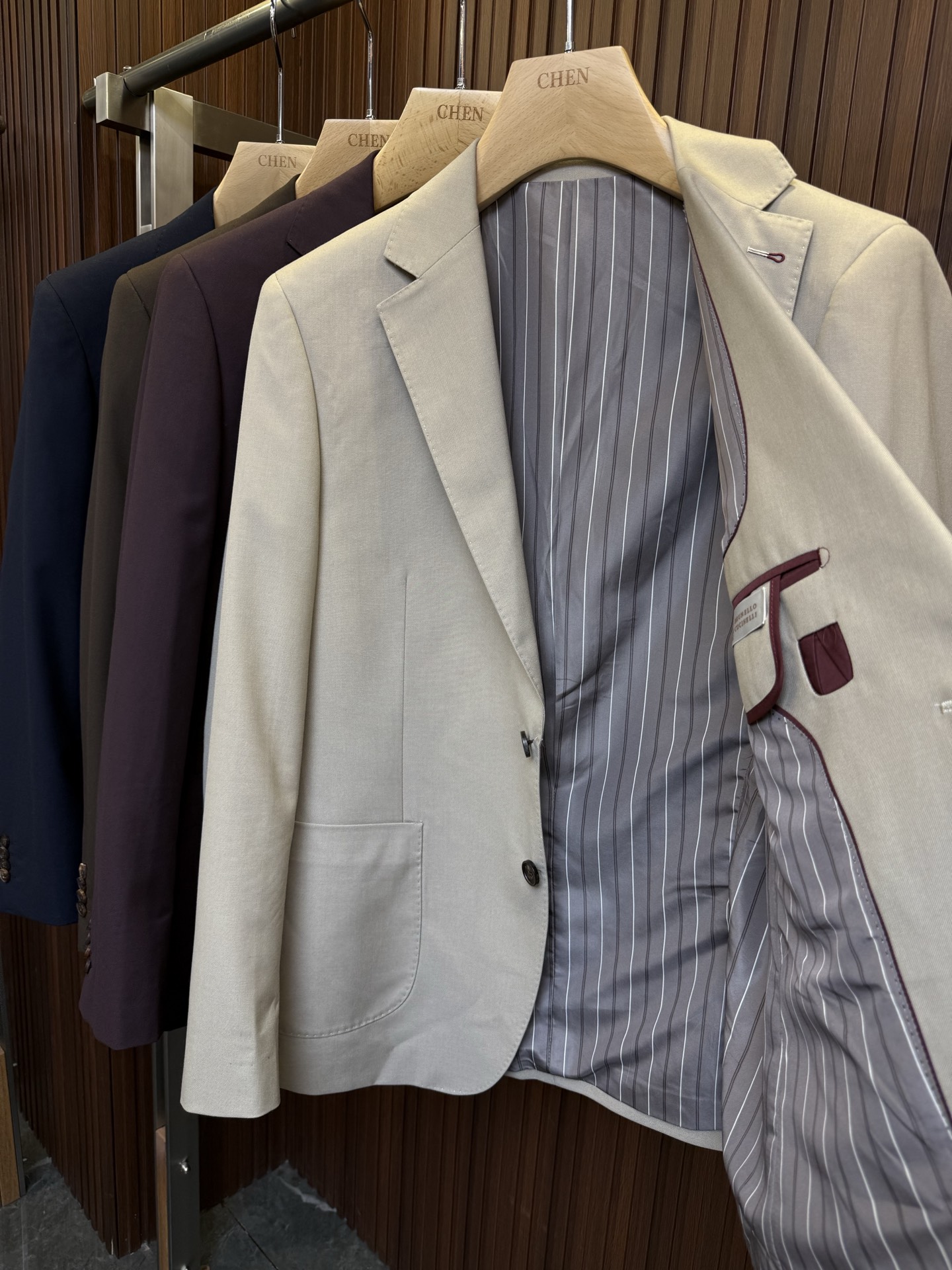 BC西服BC*2026New New·麻料西装新款颜色 杏 紫 蓝 咖码数 48-56（M-3XL）