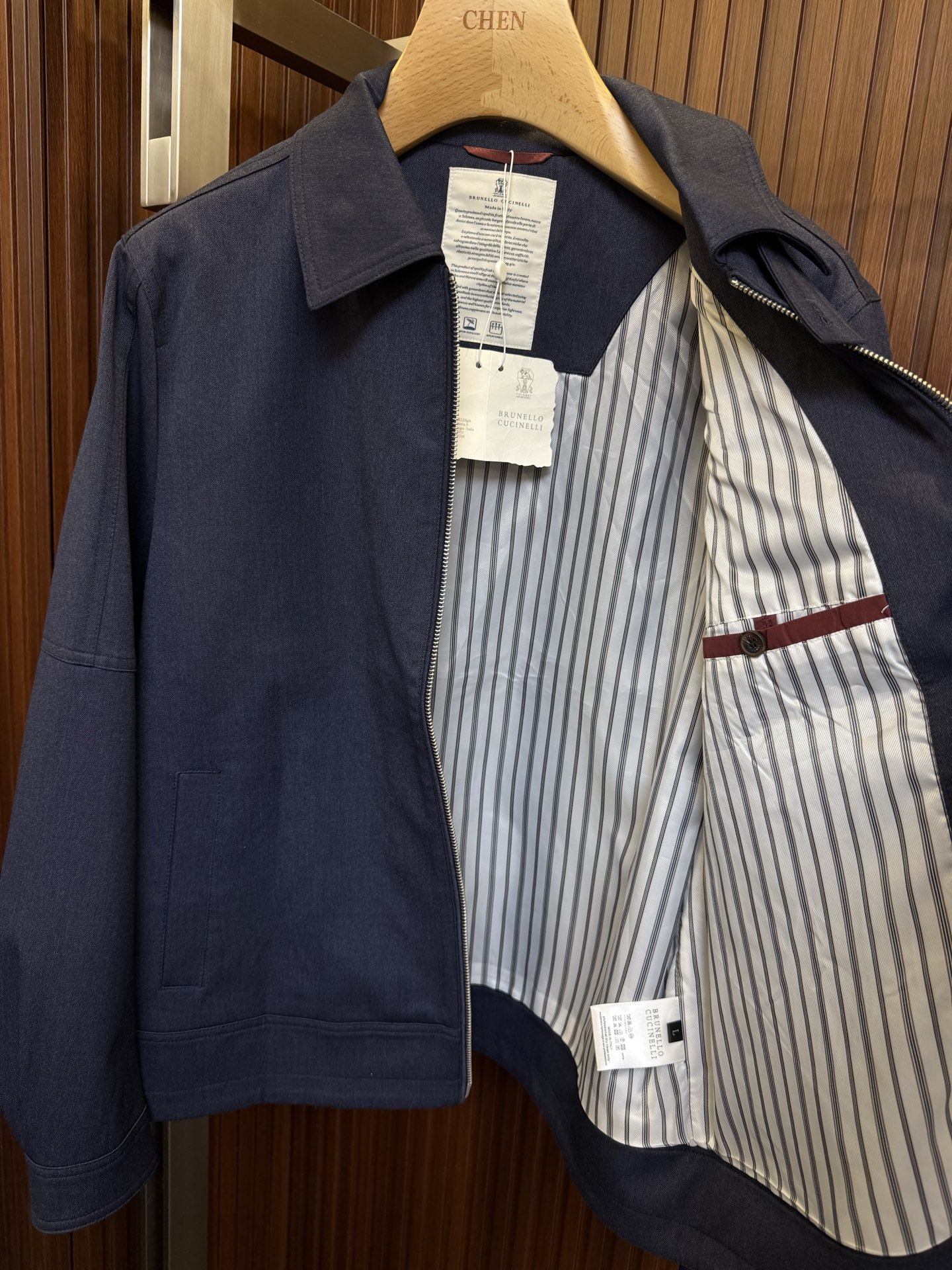 91353-1BC*2026New New·新款外套颜色 蓝码数 48-56（M-3XL）