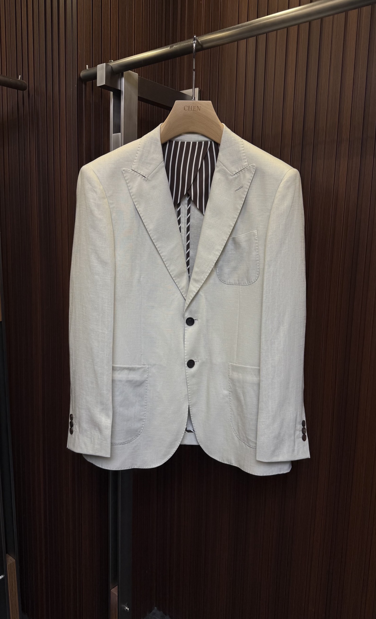 77X08loro Piana*2026New New·麻料西装新款颜色 白 红 黑 卡其码数 48-5