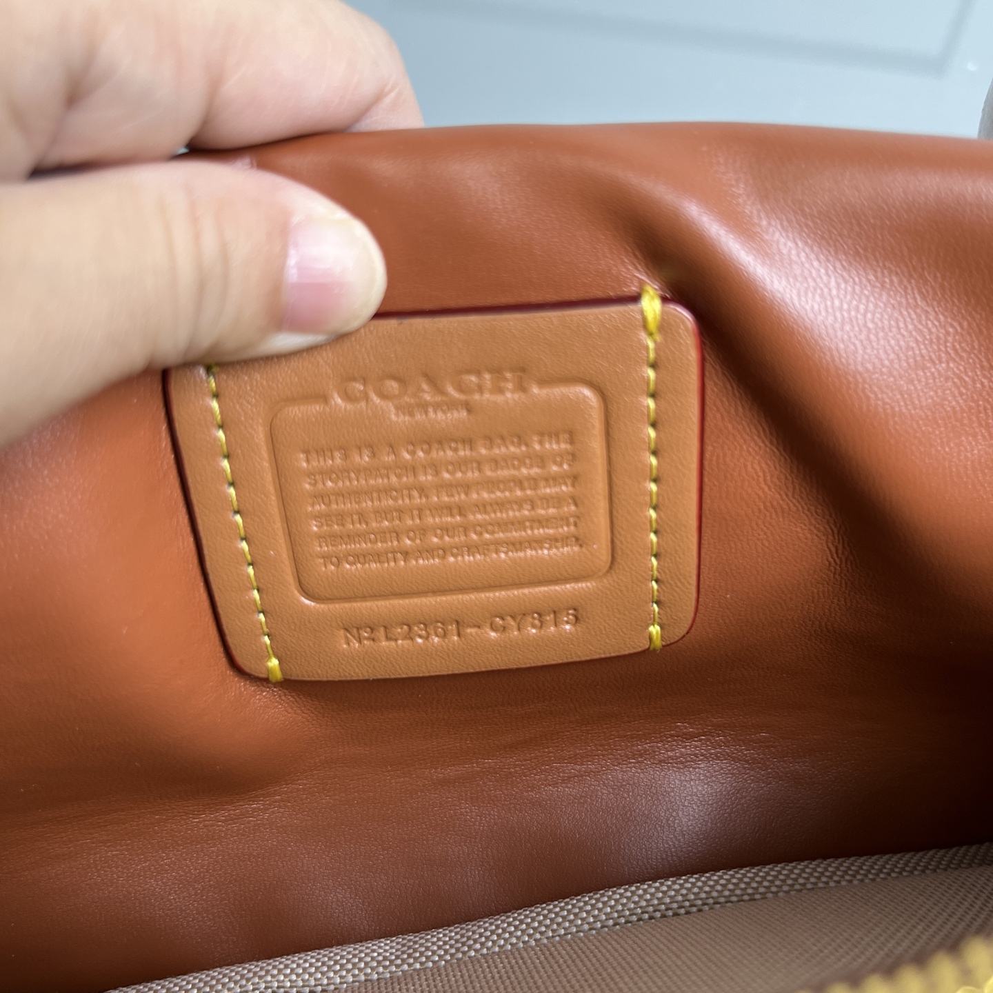 COACH 蔻驰 菱格タビー26 酒神包 チェーンショルダーバッグ