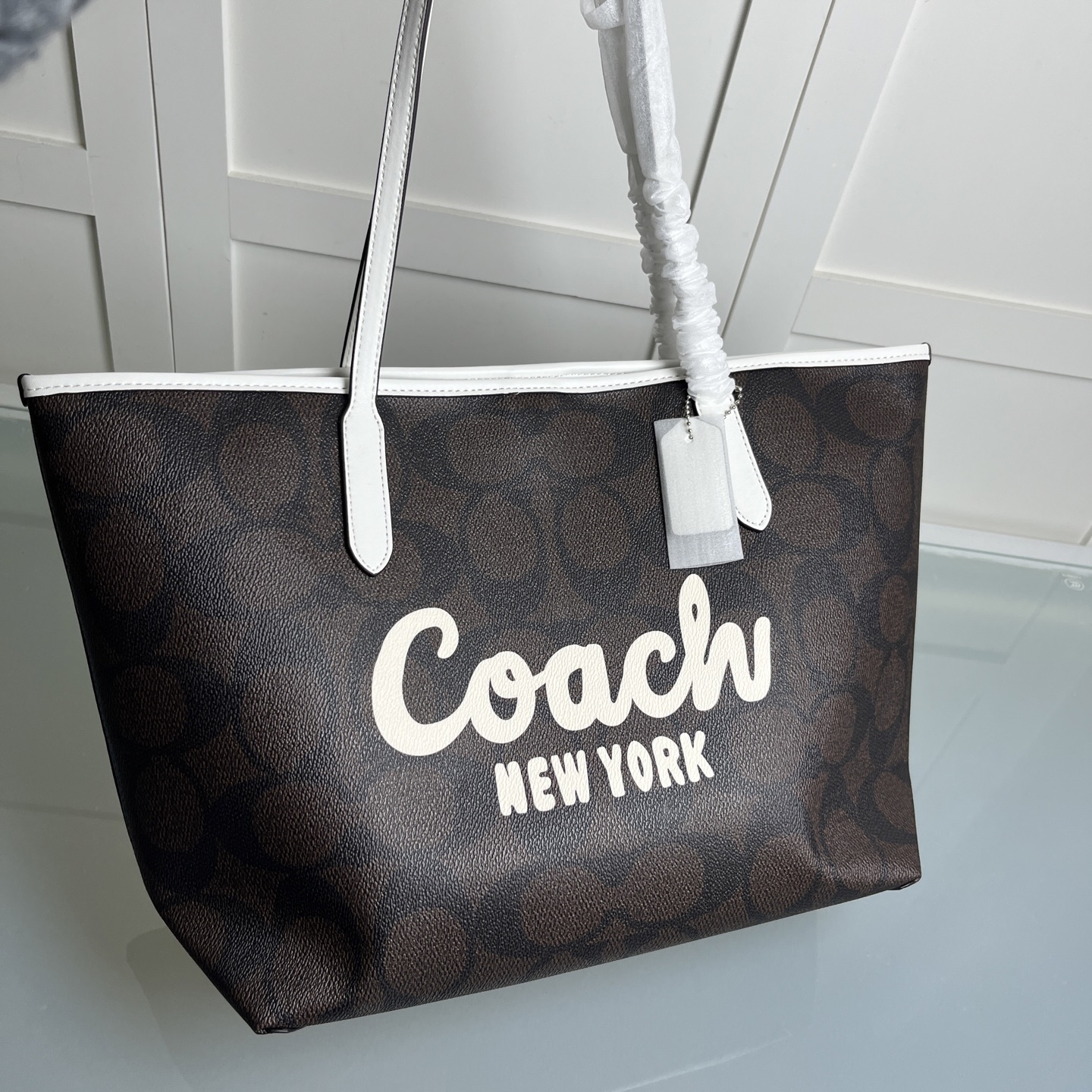 COACH 蔻驰 大容量トートバッグ 通勤用