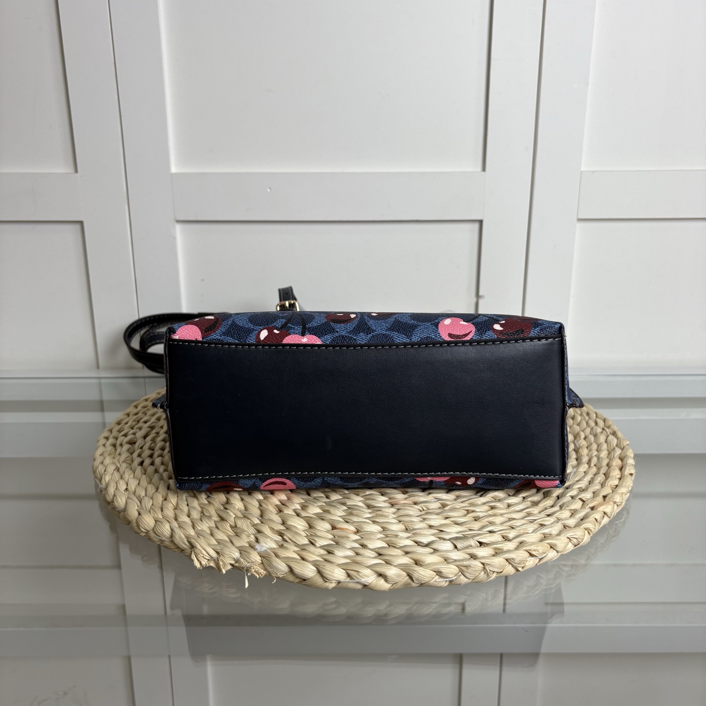 Cz772小号ショッピングバッグ 樱桃シリーズ PVC＆牛皮製 収納力抜群