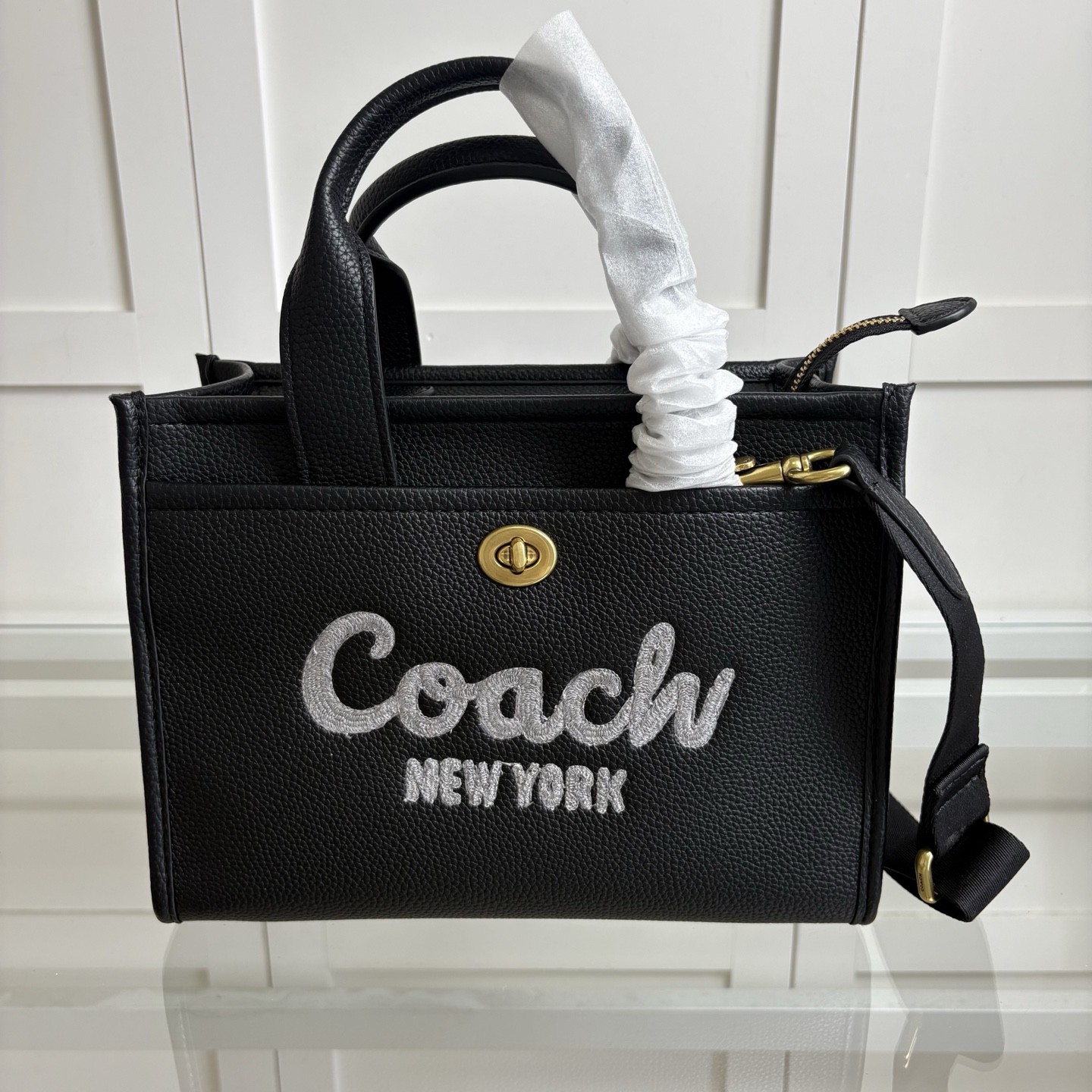 COACH 蔻驰 レディース CARGO 20号 トートバッグ ブラック