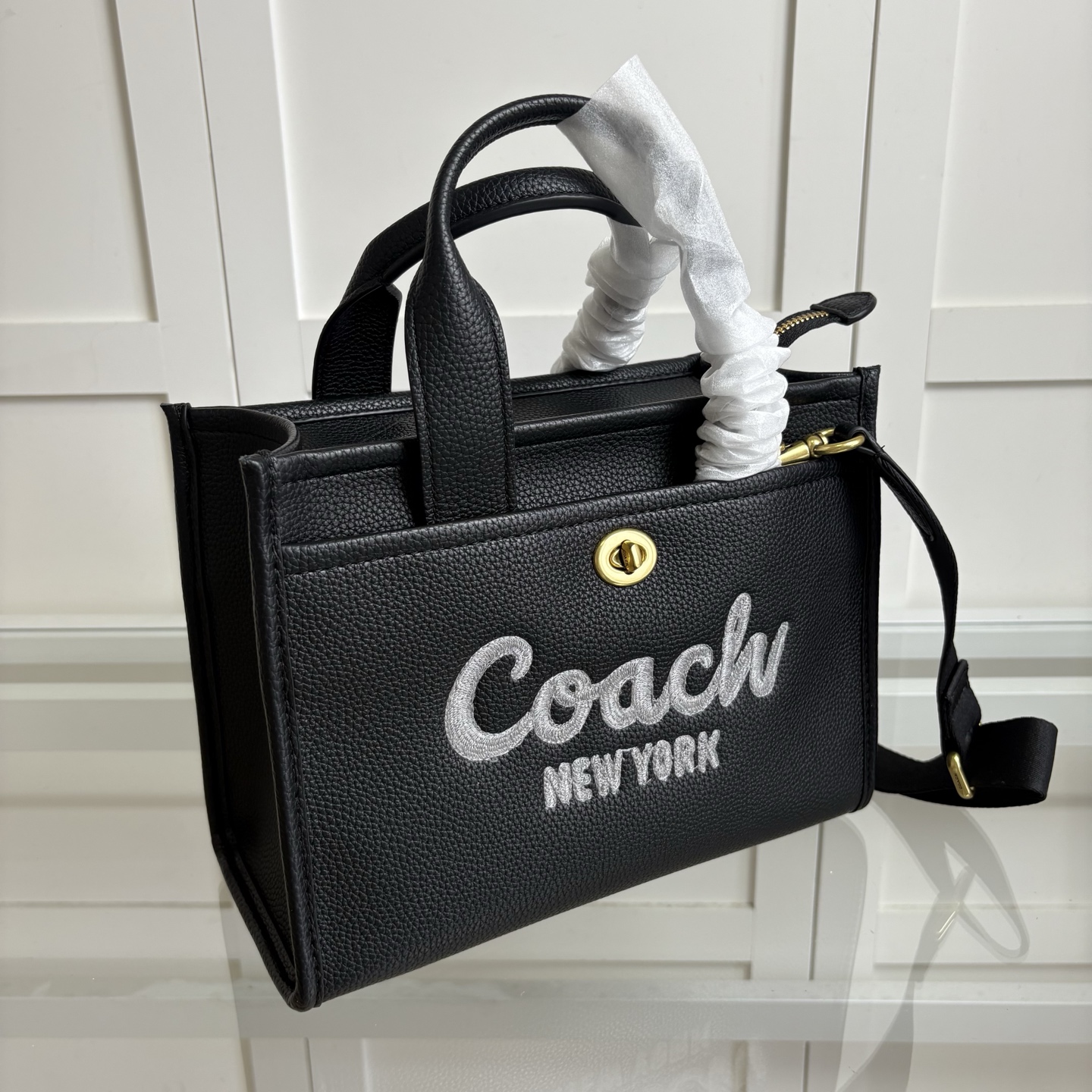 COACH 蔻驰 レディース CARGO 20号 トートバッグ ブラック