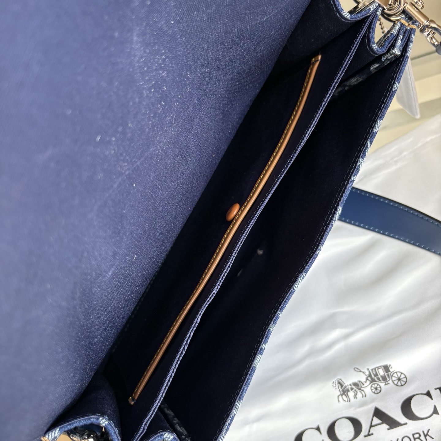 COACH 蔻驰 レディース チェーン タビー 30 ショルダーバッグ 老花