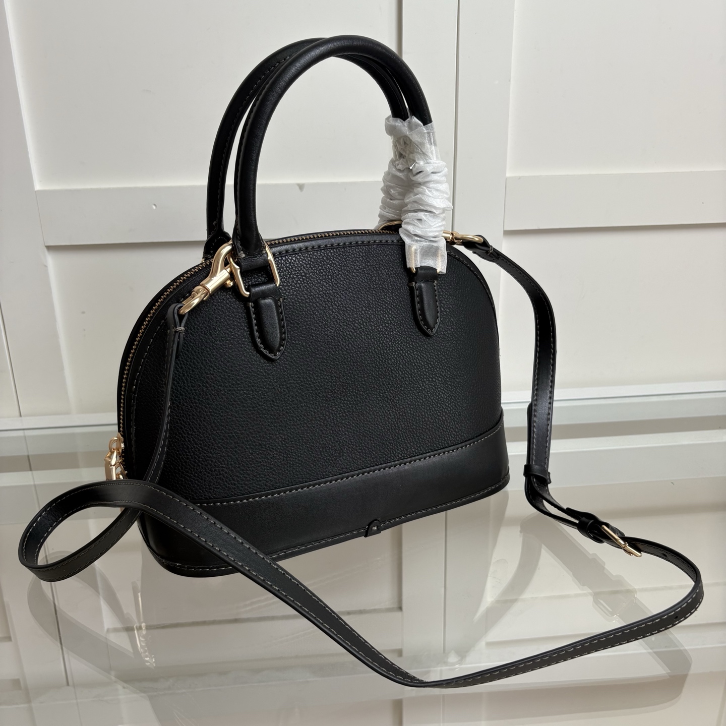 COACH 蔻驰 Sabrina 25 手提バッグ ブランド字母标识拼色