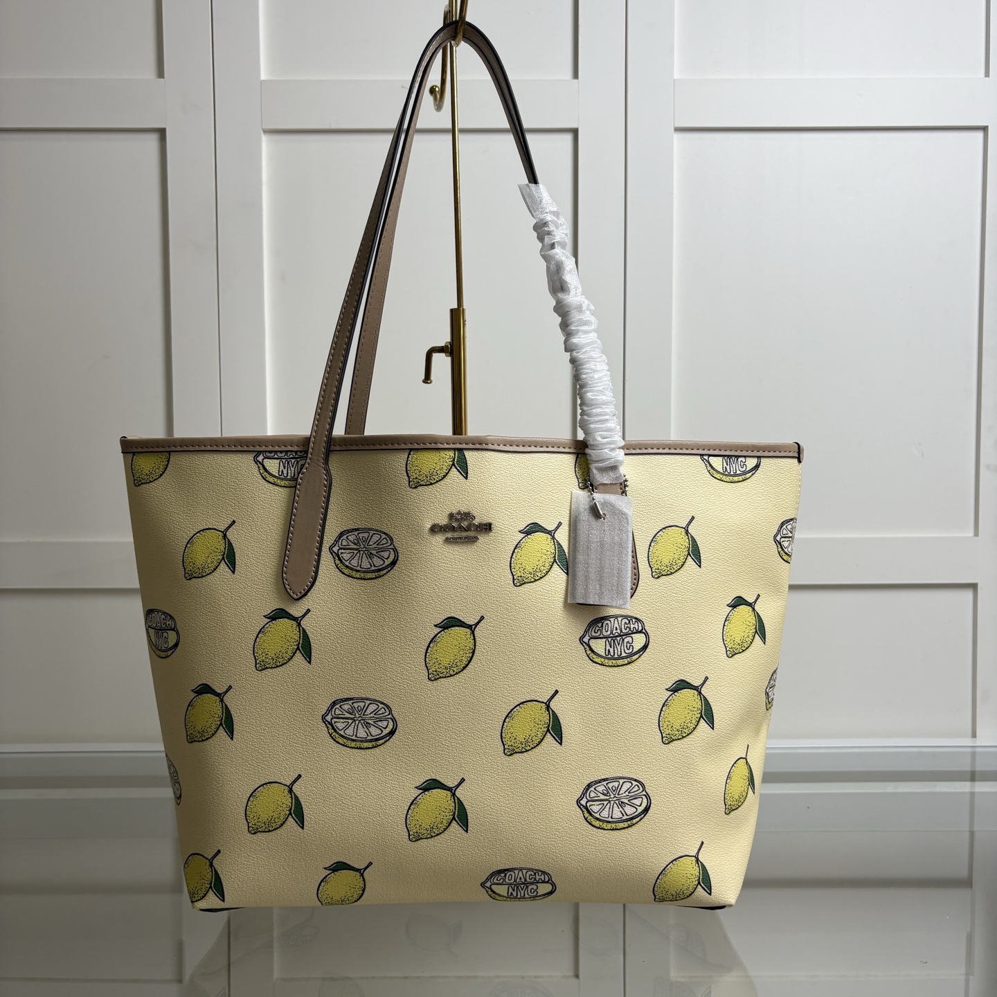 COACH托特包大容量シティ33単肩斜挎バッグ