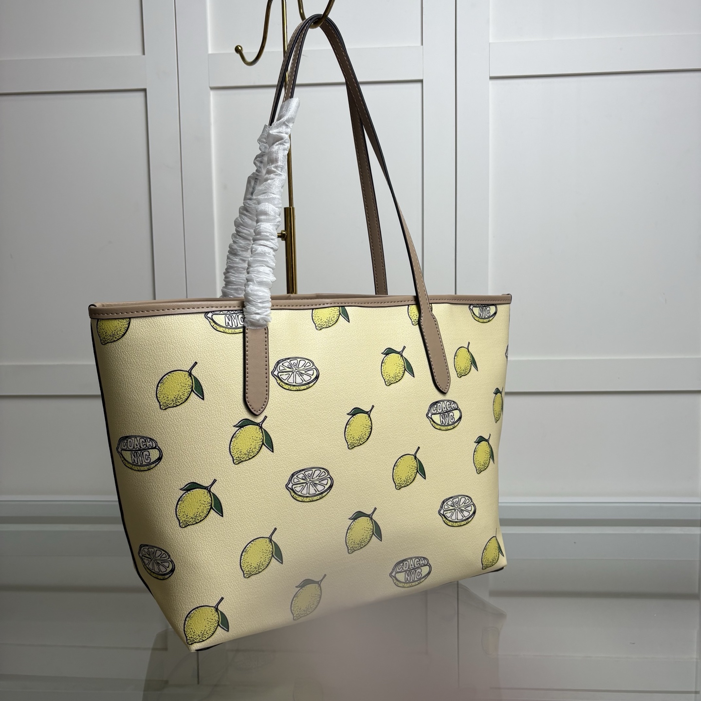 COACH托特包大容量シティ33単肩斜挎バッグ