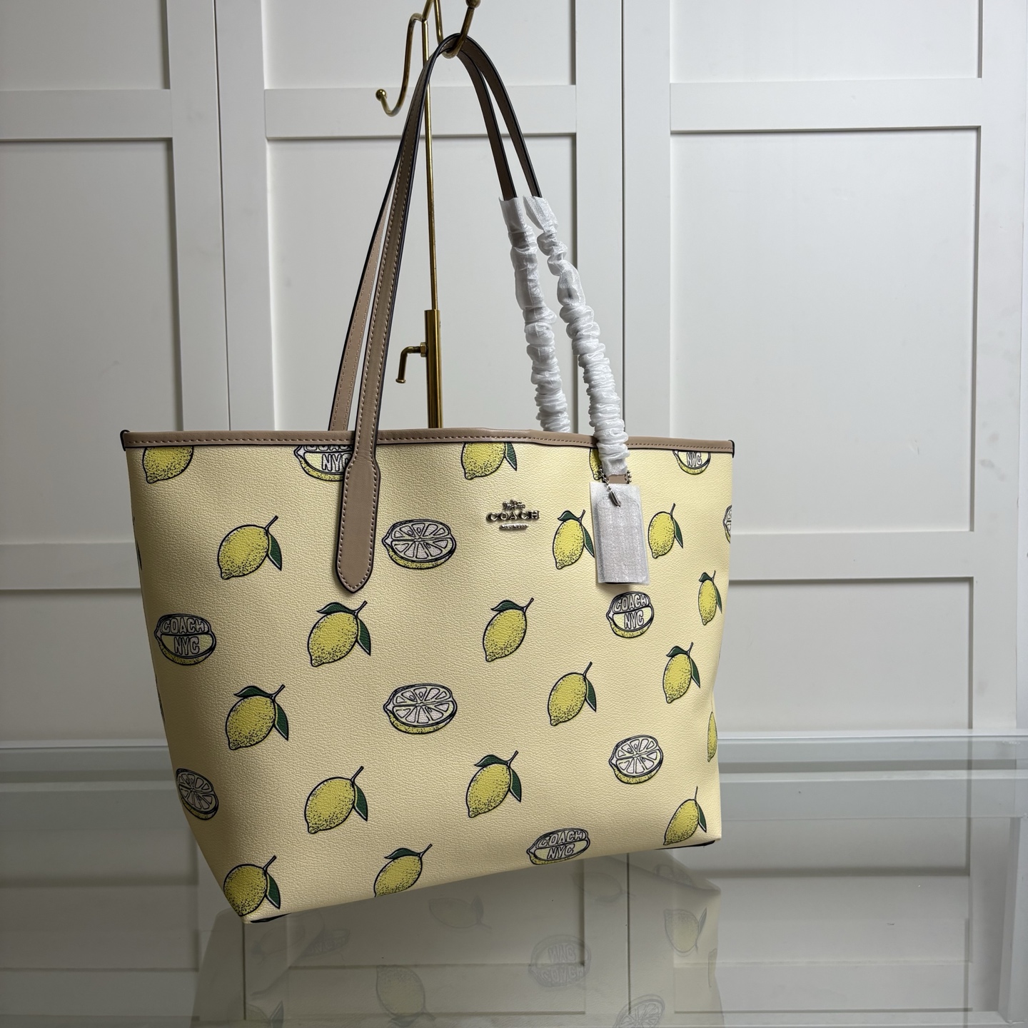 COACH托特包大容量シティ33単肩斜挎バッグ