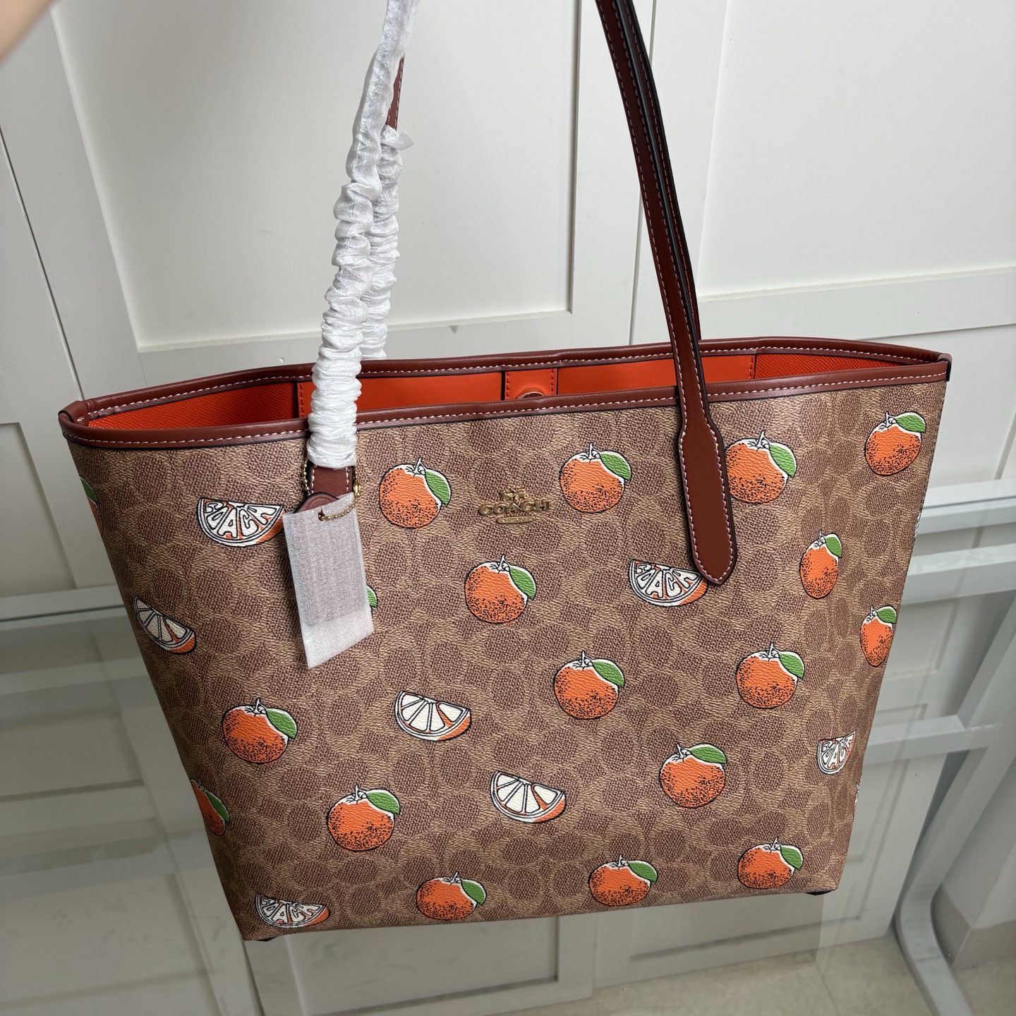 COACH托特包市区33大容量手提包