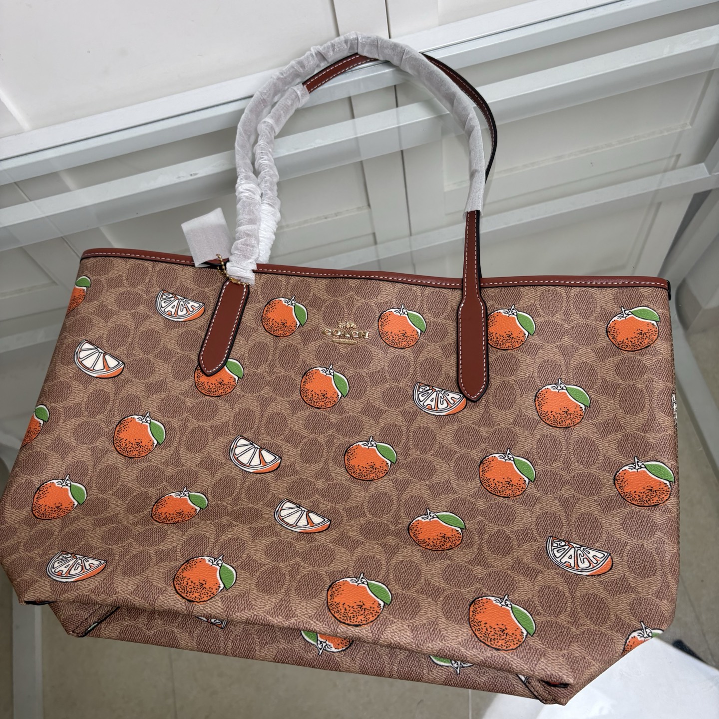 COACH托特包市区33大容量手提包