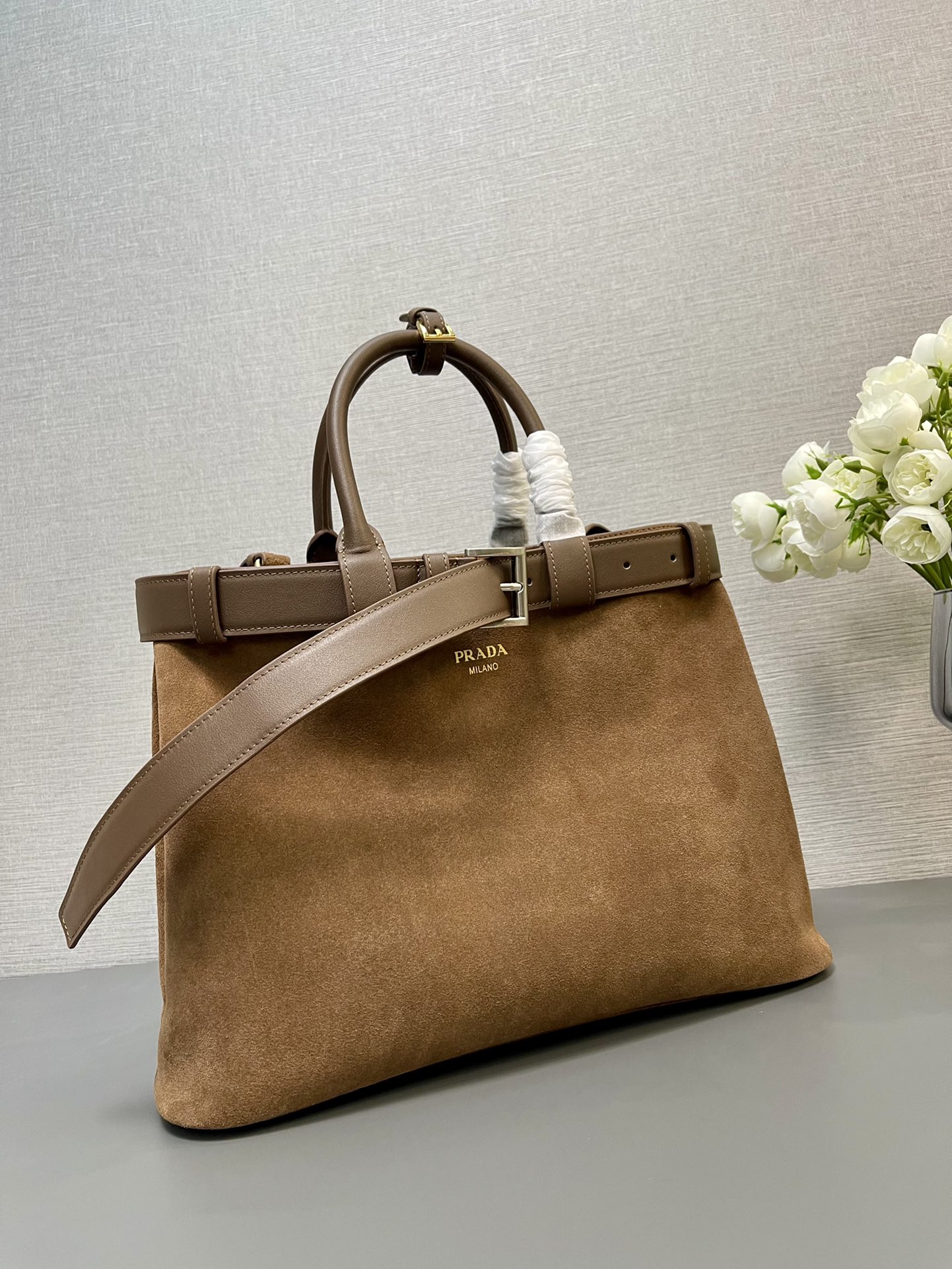 新作大サイズ磨砂皮ショッピングバッグ - DoubleBagシリーズ