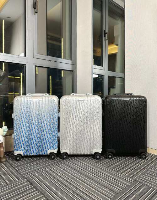 Dior x Rimowa Aluminum Luggage: 20-28 Inch, Durable & Stylish Travel Companion 1 Dior x Rimowa Aluminum Luggage: 20-28 Inch, Durable & Stylish Travel Companion