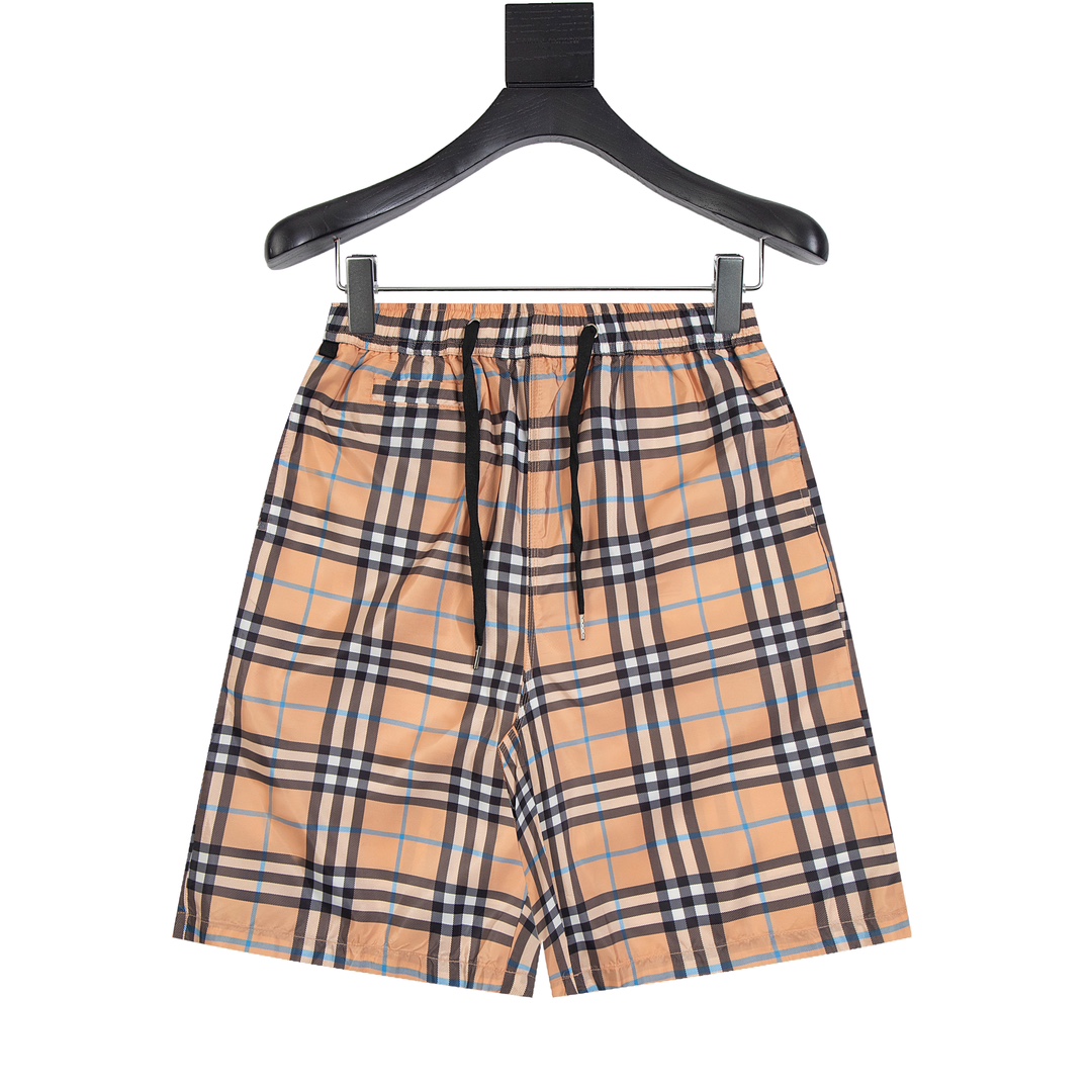 Burberry mirror quality
 Clothing Shorts Lattice Unisex Summer Collection Beach
