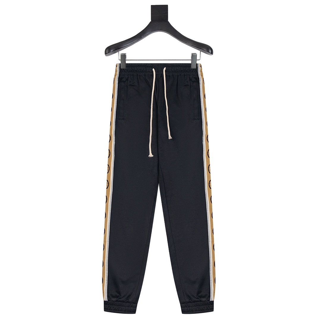 Versione top G 20ss pantaloni con nastro laterale doppia G riflettente, acquistati in boutique per 20400, tessuto princ…