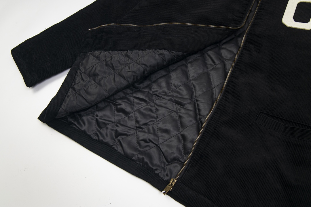XGS Celine Cedar Zipper Jacket: Premium Cotton, Wool, and Copper Details - 图片 8