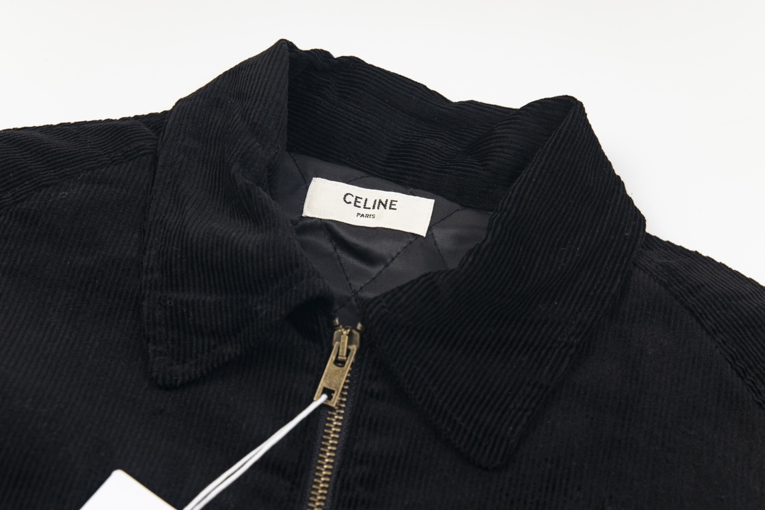 XGS Celine Cedar Zipper Jacket: Premium Cotton, Wool, and Copper Details - 图片 3