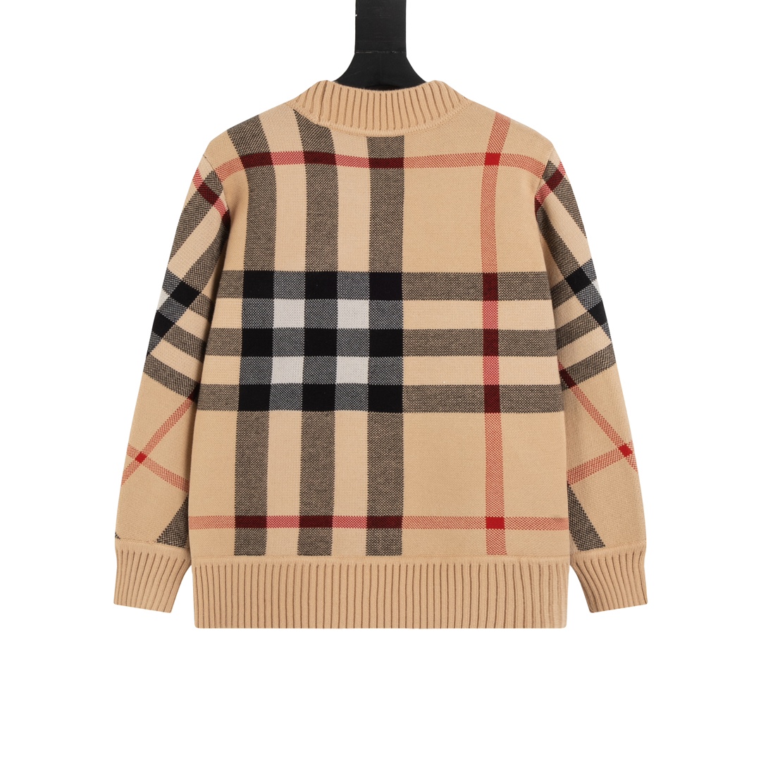 Burberry Wool Knit Shirt: Classic Retro Style with Modern Comfort and Elegance - 图片 2