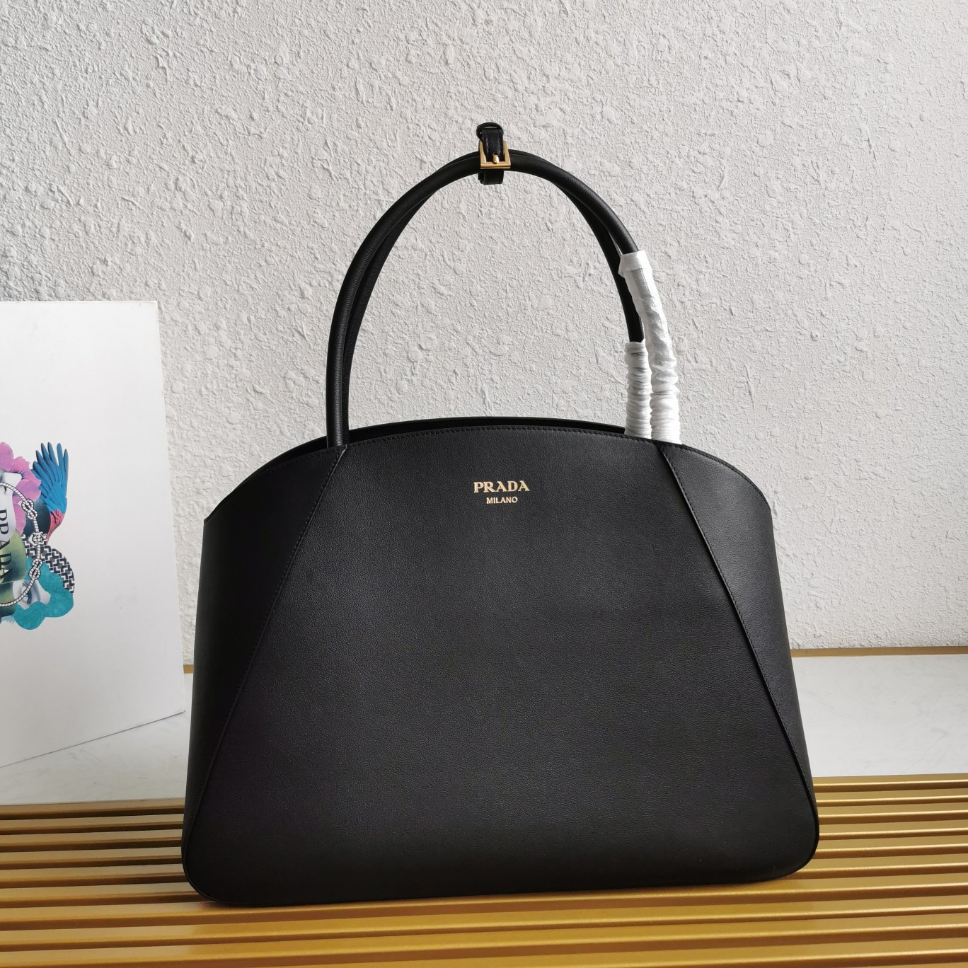 Prada Tote Bags Best Replica Quality
 Calfskin Cowhide