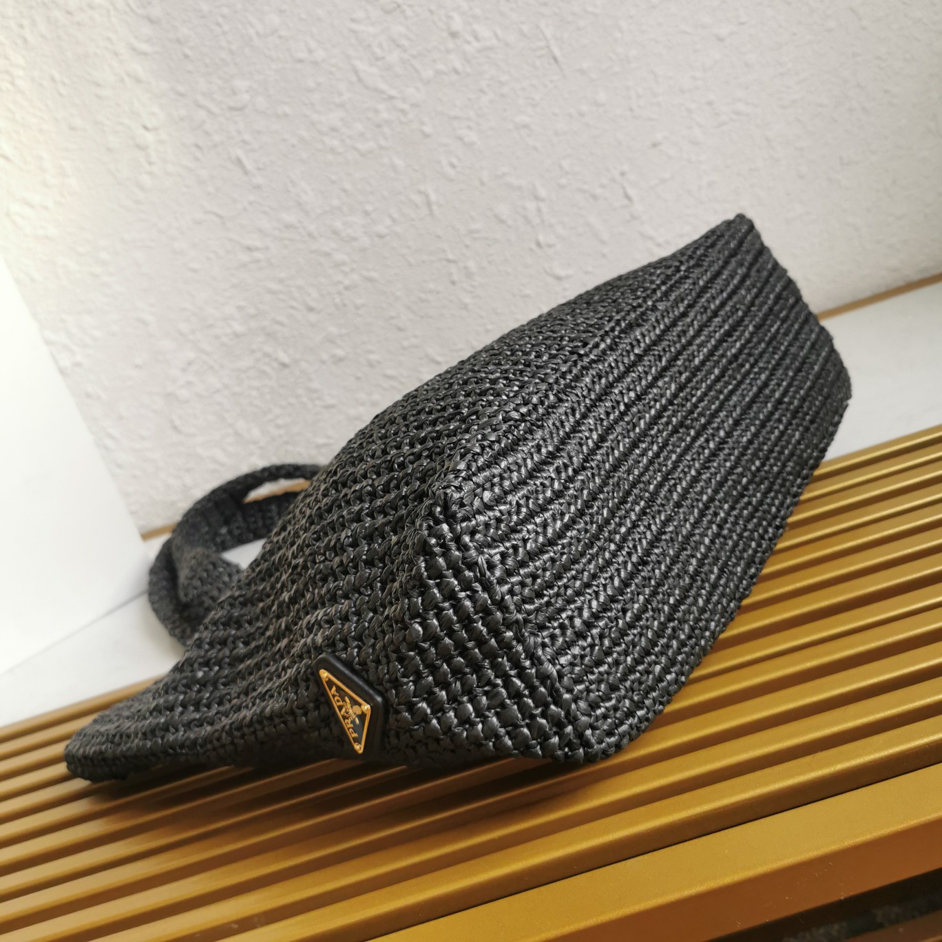Prada 新品首发 2022夏季最新款1BG392酒椰纤维托特包