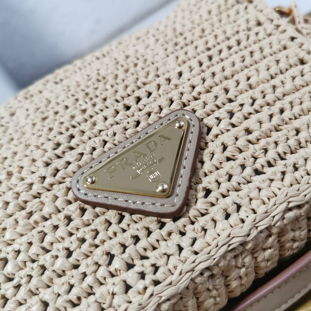 Prada Raffia Woven Flap Crossbody Bag Natural Raffia with Leather Strap 7 a1743662992925 6603