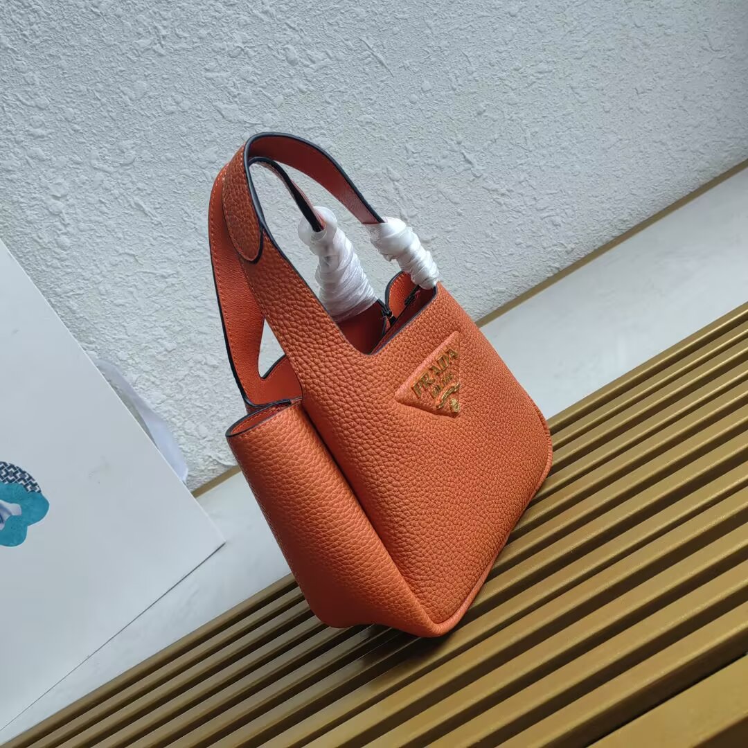 Prada Leather Mini Tote Bag with Gold Hardware - Stylish and Compact 2 a1744261436515 6245