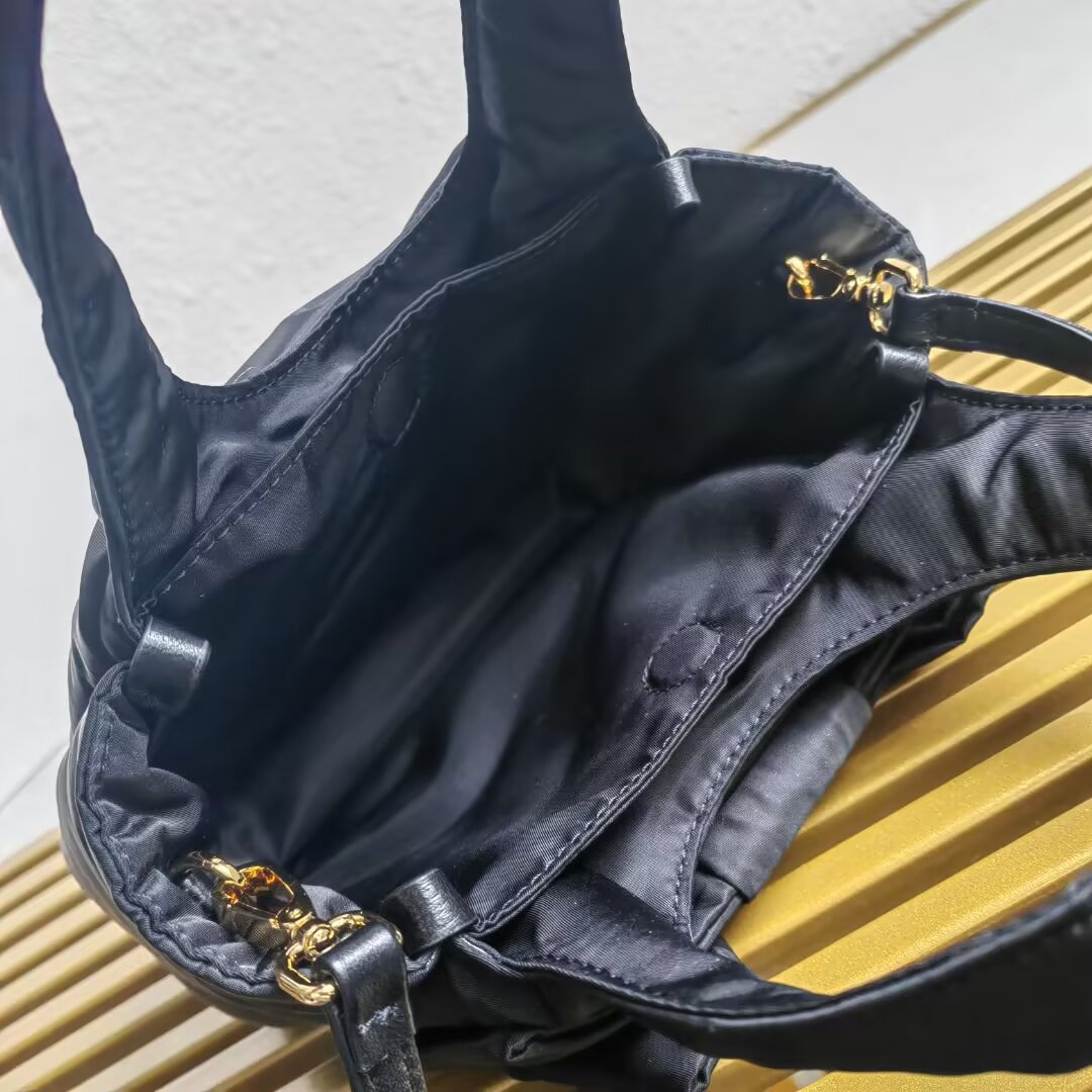 Prada Re-Nylon Small Basket Bag with Bow, Black, 18 x 15.5 x 10 cm 9 a1744262116847 3168