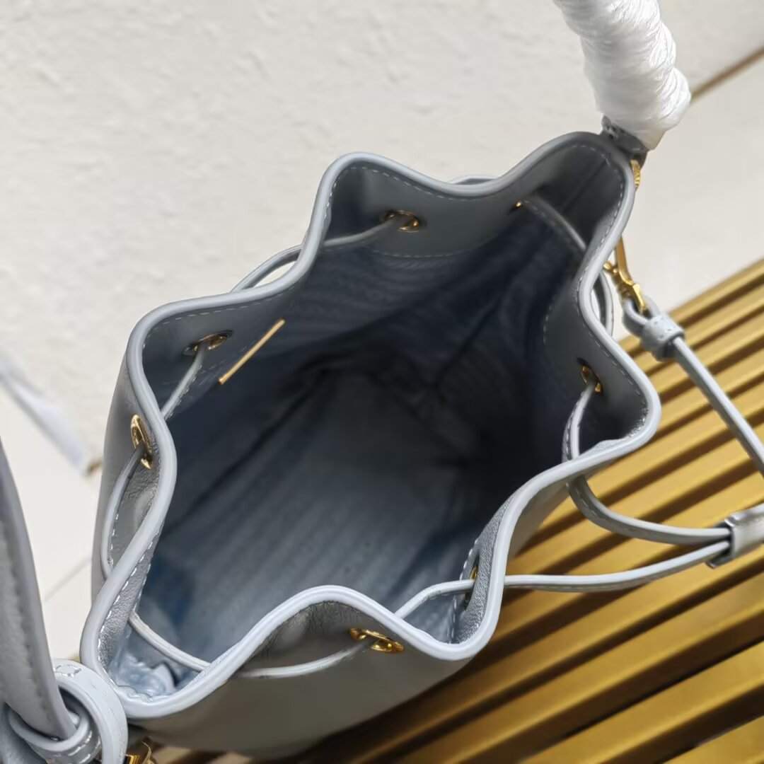 Prada Mini Bucket Bag Leather Handbag with Adjustable Shoulder Strap 9 a1744351826650 8768