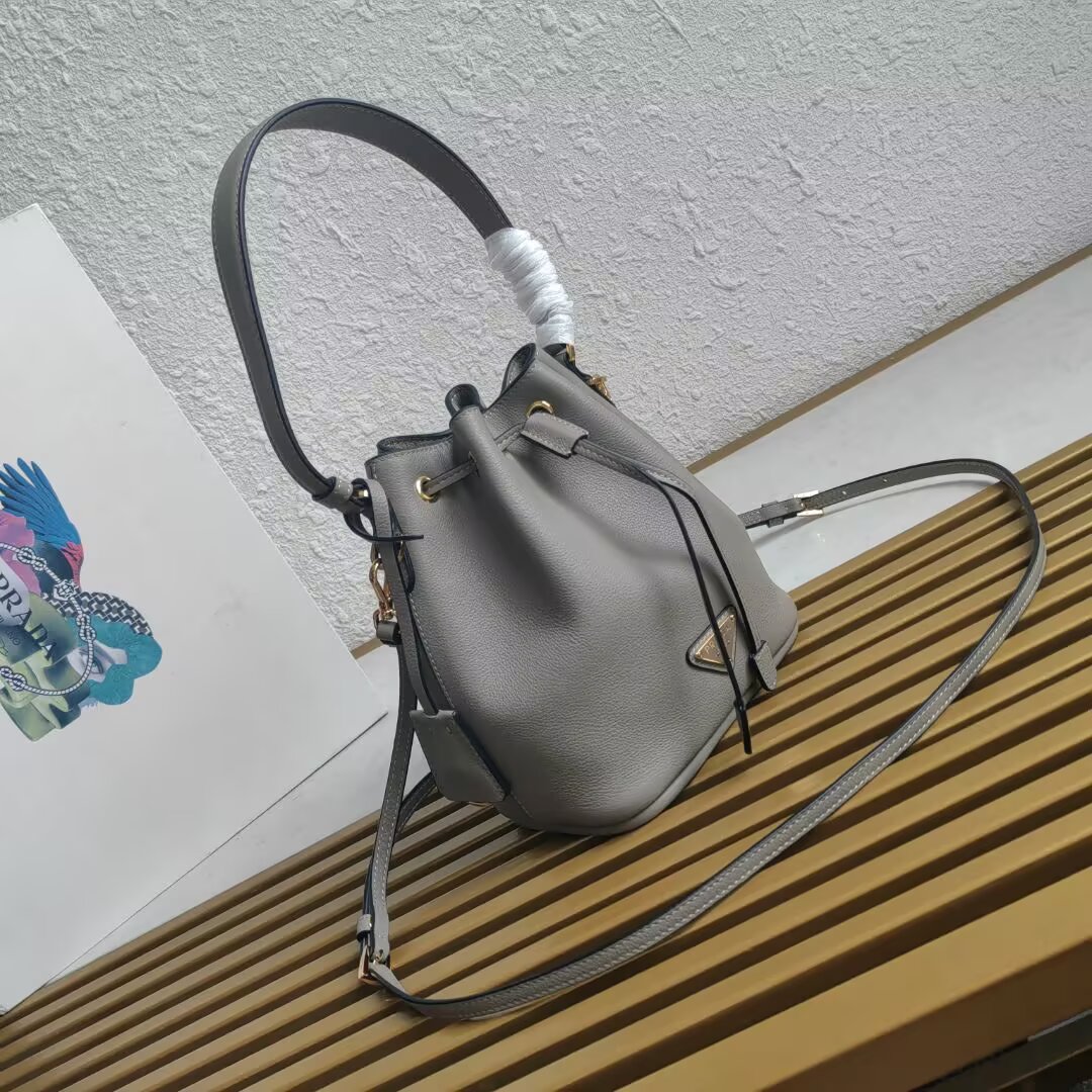 Prada Mini Bucket Bag with Adjustable Leather Strap - Stylish & Versatile 2 a1744351895983 5050