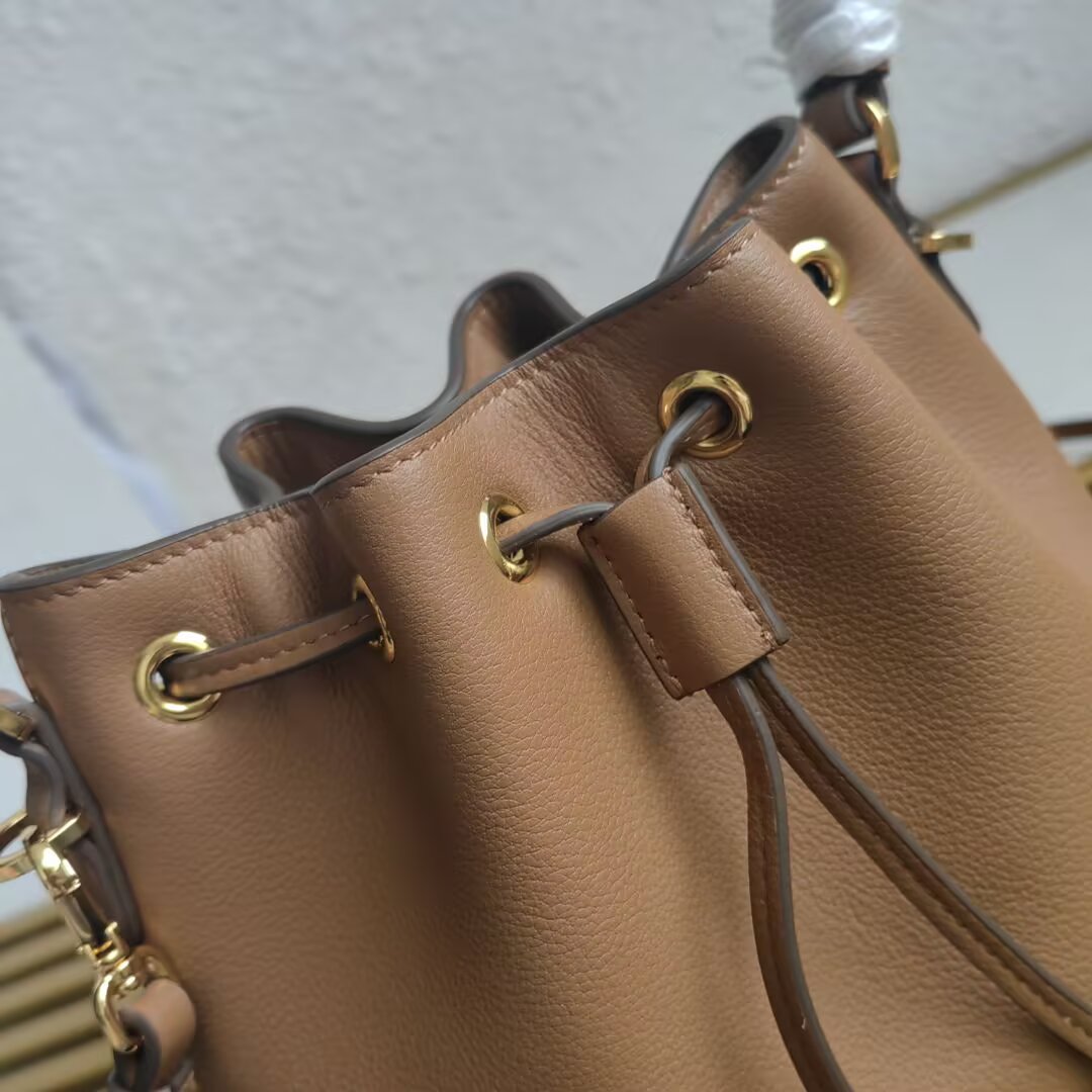 Prada Mini Bucket Bag in Leather with Adjustable Shoulder Strap 6 a1744351997798 3355