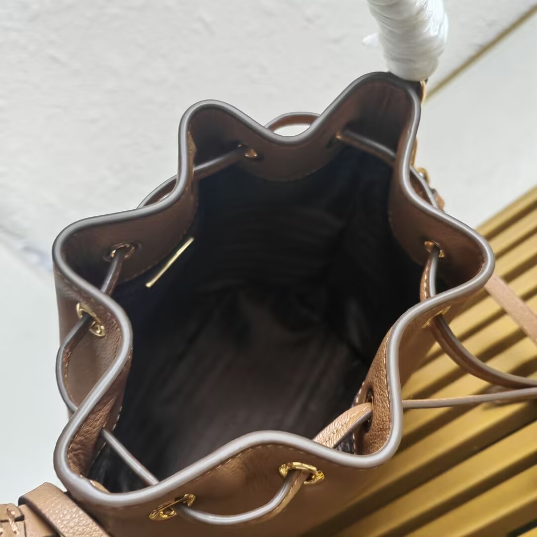Prada Mini Bucket Bag in Leather with Adjustable Shoulder Strap 9 a1744351997804 4875