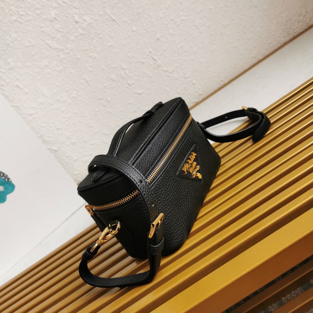 Prada Box Bag 1BH202, Black Leather Top Handle Crossbody, Adjustable Strap 3 a1744526216504 4066