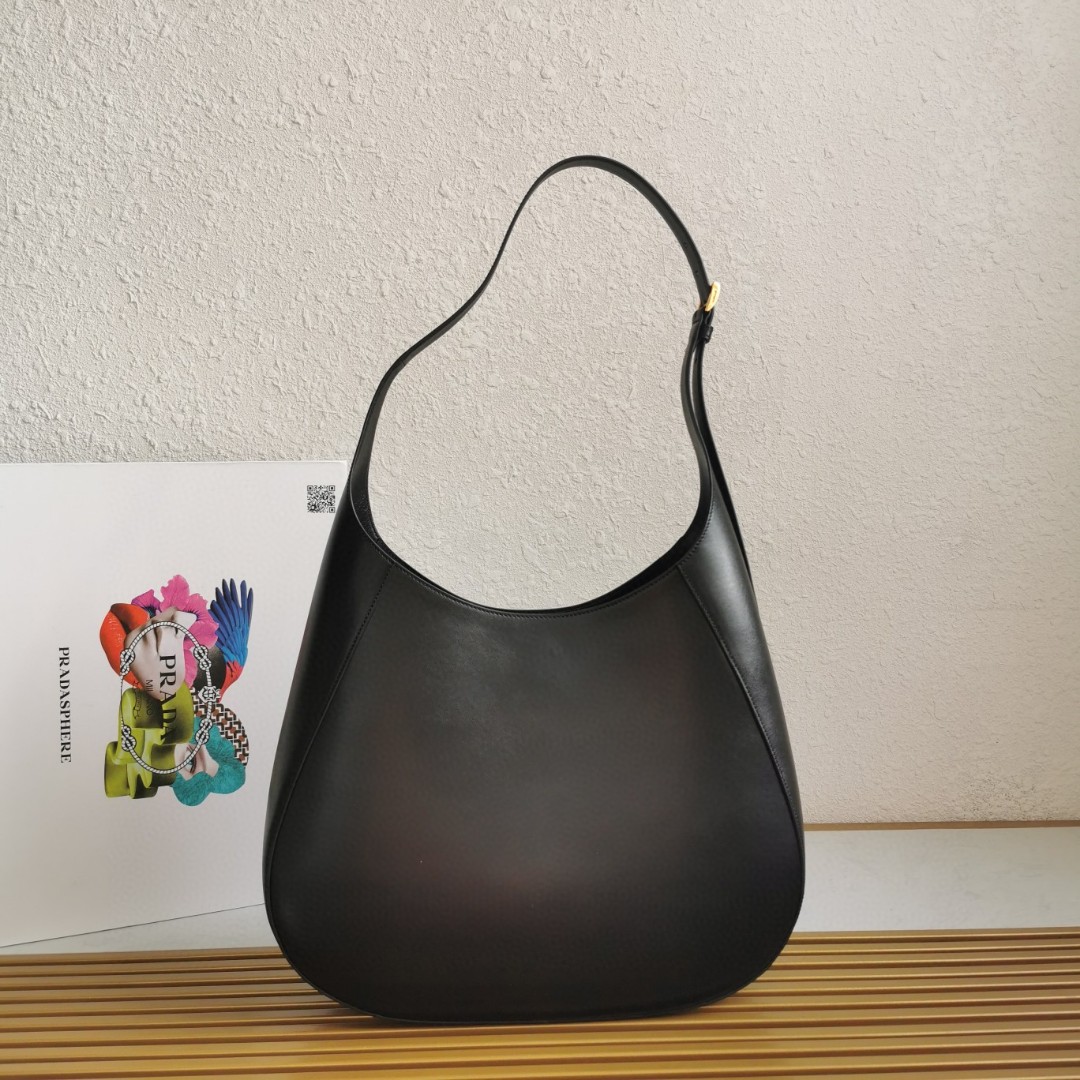Prada Cleo Large Black Leather Shoulder Bag - Stylish and Functional 5 a1744607473498 3506