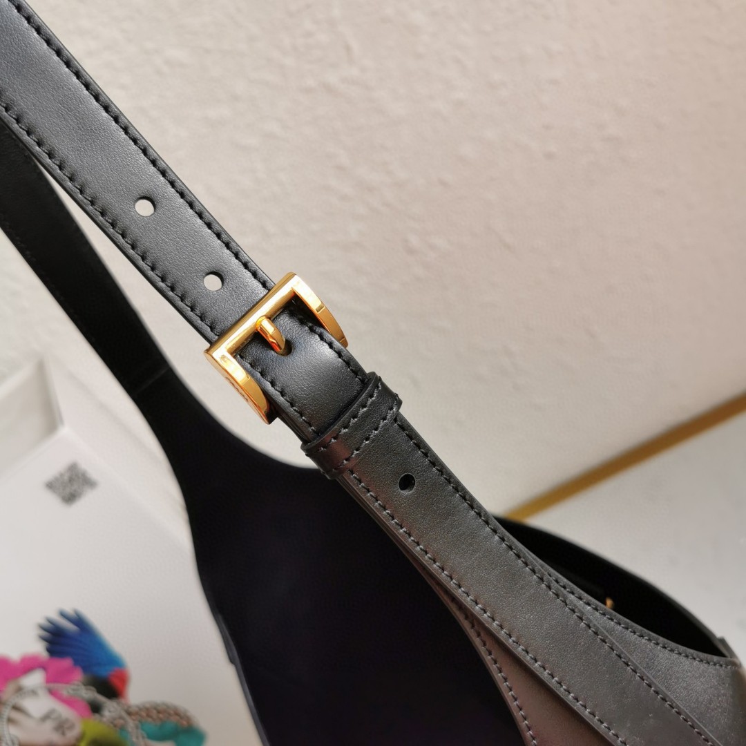 Prada Cleo Large Black Leather Shoulder Bag - Stylish and Functional 8 a1744607482282 2687