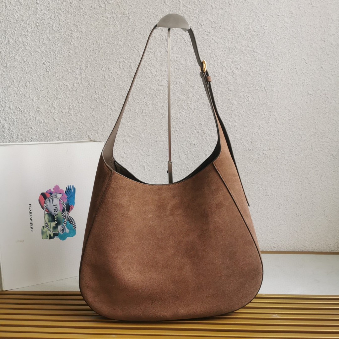 Prada Cleo Large Suede Shoulder Bag, Crossbody,1BC181 - Luxurious & Spacious 6 a1744607588927 4721