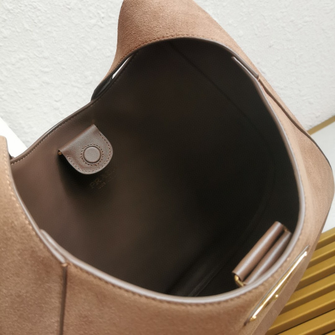 Prada Cleo Large Suede Shoulder Bag, Crossbody,1BC181 - Luxurious & Spacious 9 a1744607601130 0561