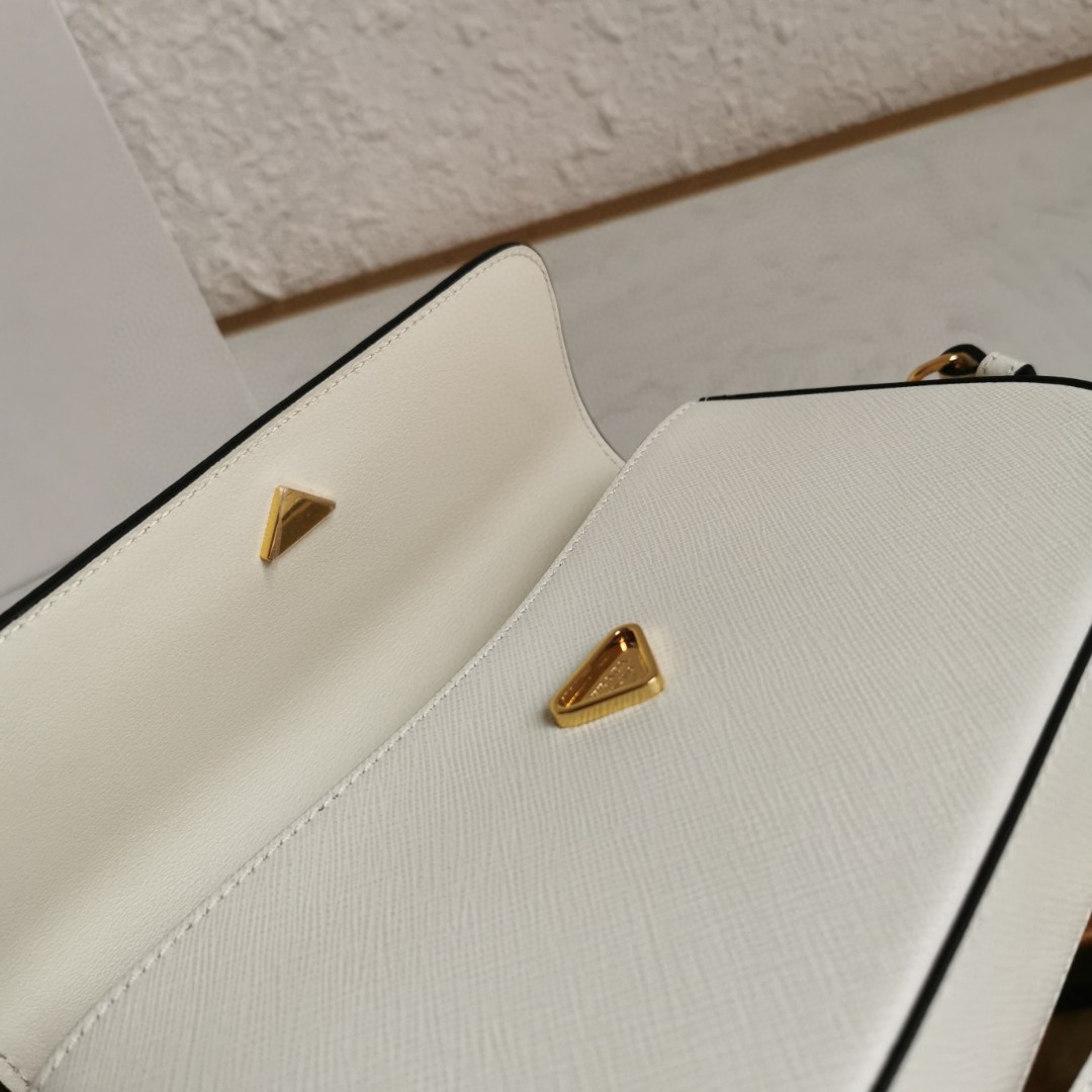 Prada Saffiano Leather Flap Shoulder Bag with Chain Strap 10 a1744780741641 3004