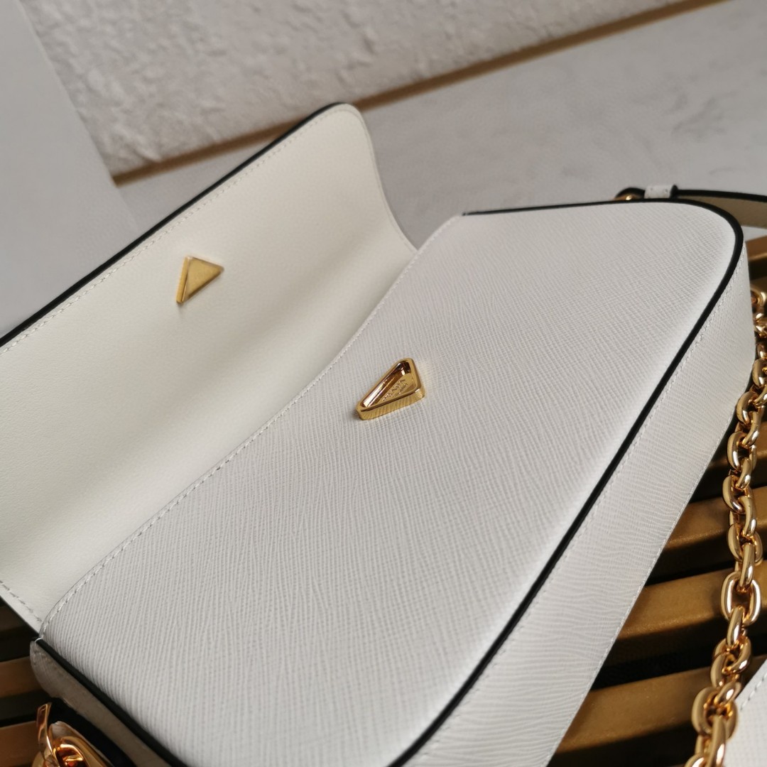 Prada Saffiano Leather Flap Shoulder Bag with Chain Strap 8 a1744780741648 6708