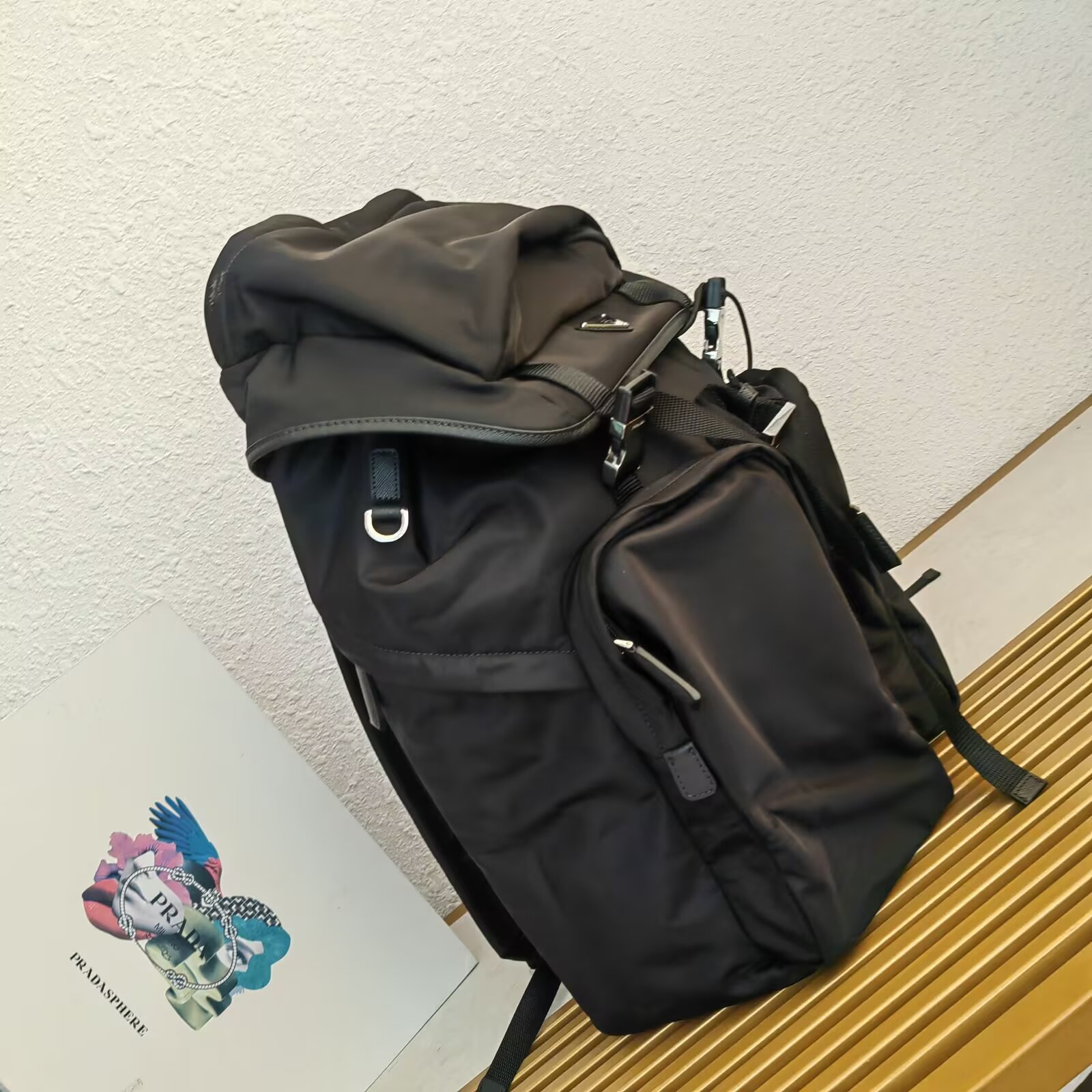 Prada 2VZ019 Nylon Backpack - Versatile and Stylish for Travel and Everyday Use 2 a1744878102922 8042