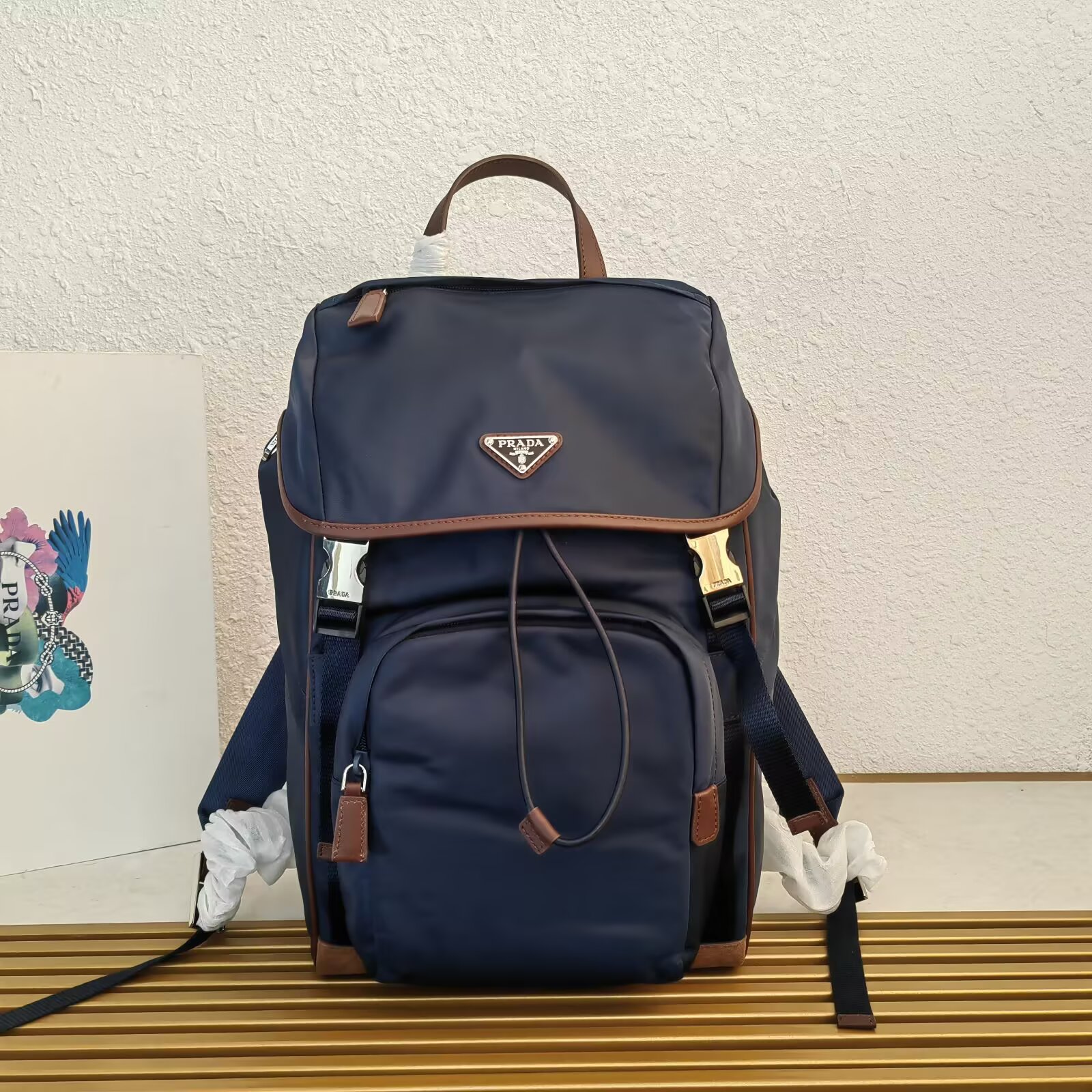 Prada Parachute Backpack 2VZ135 - Sporty, Lightweight, Unisex Design 2 a1744878487285 2885