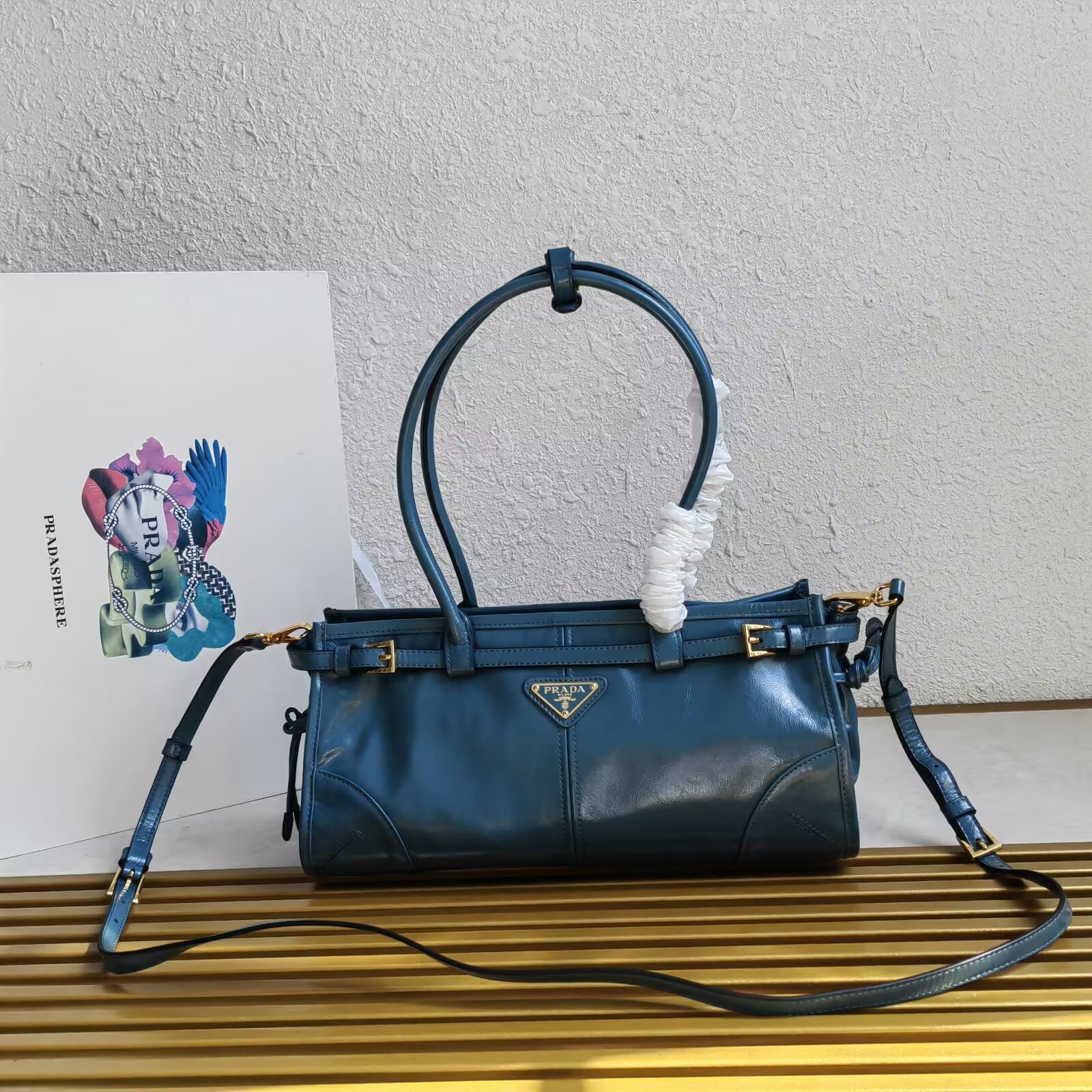 Prada 1BA426 Small Leather Handbag with Detachable Shoulder Strap 2 a1744953777544 8688