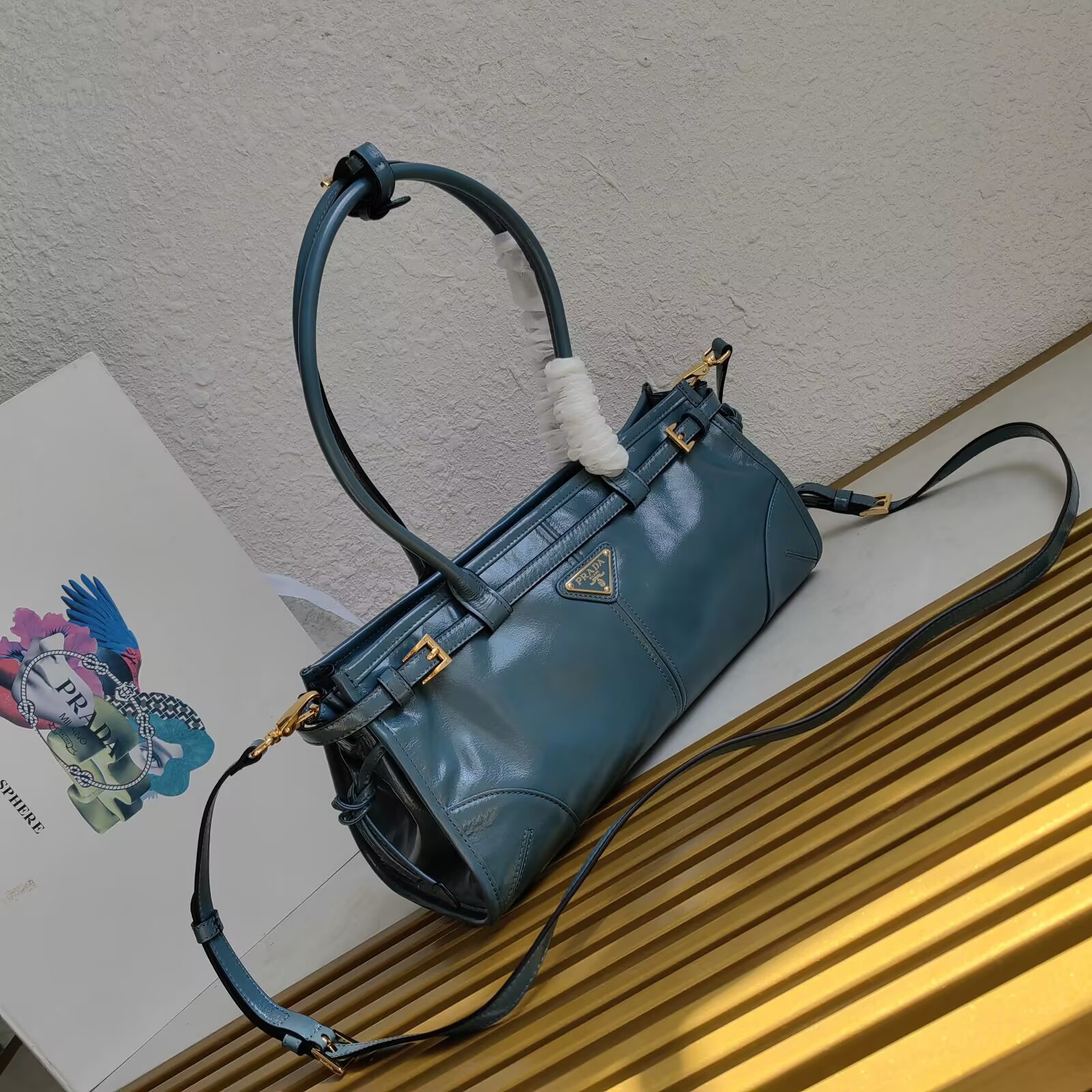 Prada 1BA426 Small Leather Handbag with Detachable Shoulder Strap 3 a1744953777557 6168