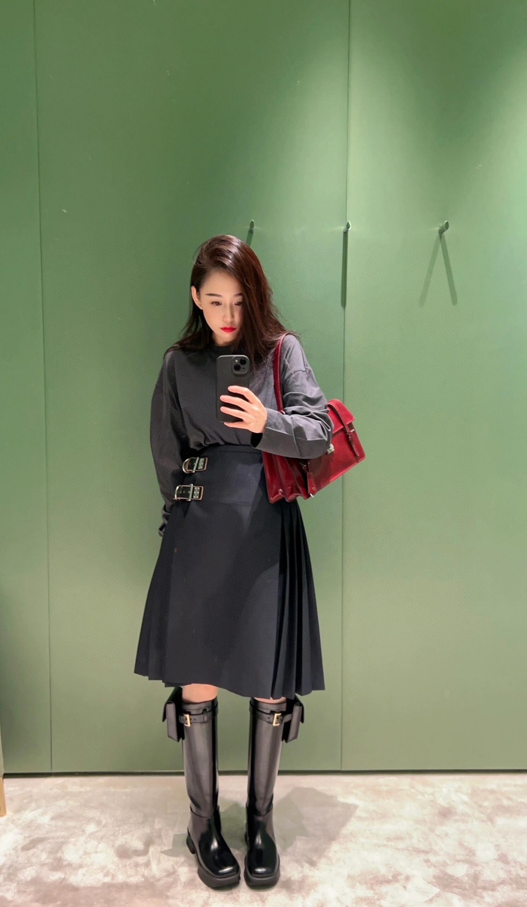Prada Leather Handbag, 1BN026 Small Tote, Amaranth Red, Spring/Summer 25 Collection 2 a1745057148257 6460