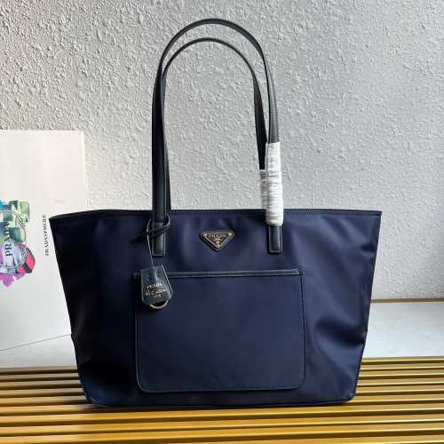 Prada Medium Tote Bag 1BG555 Nylon, Navy Blue, 35x26x15cm 1 Prada Medium Tote Bag 1BG555 Nylon, Navy Blue, 35x26x15cm